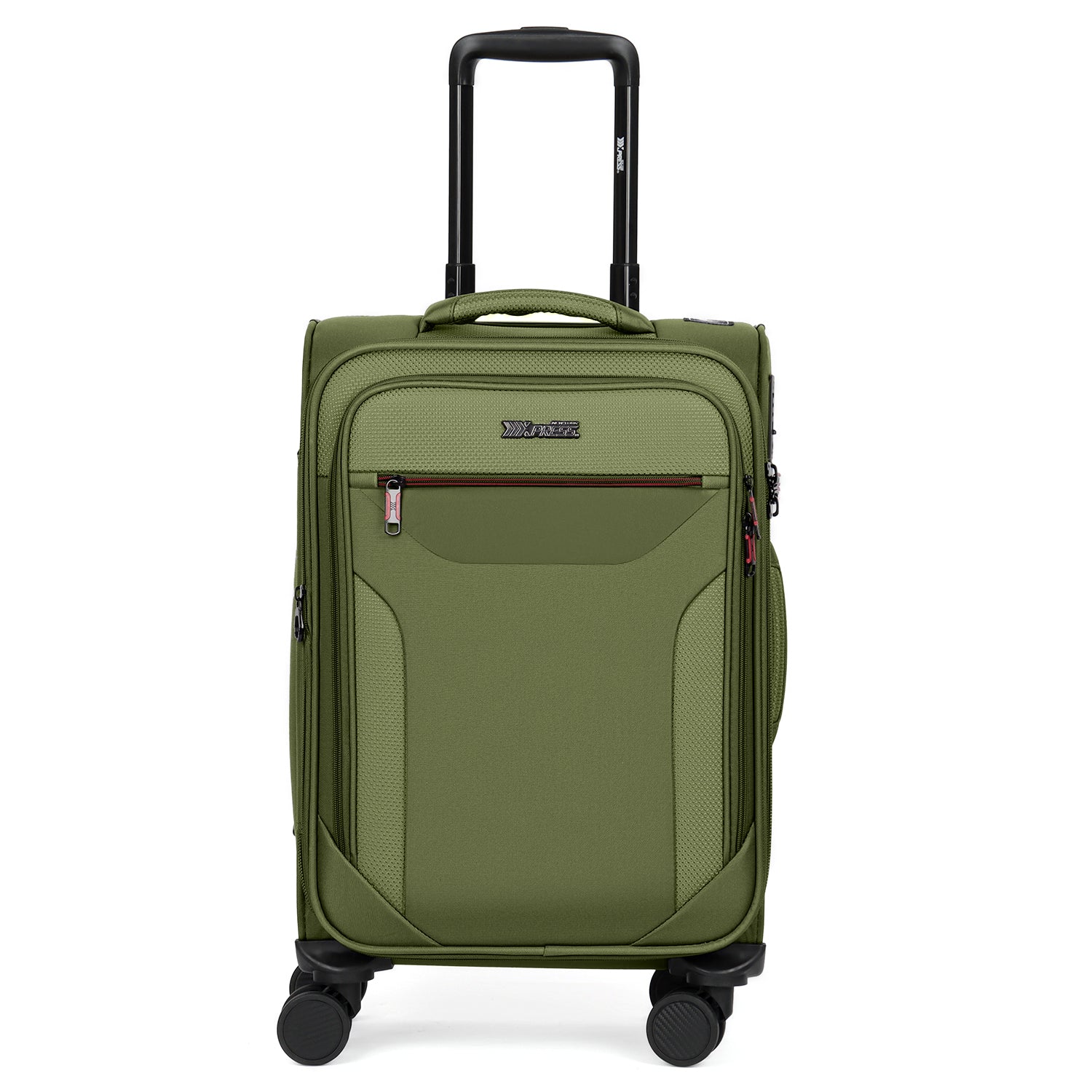 New York XPress WD-8817 Single Suitcase 20''/26''/30'',Lightweight Carry-On Suitcase with Spinner Wheels and TSA LOCK,Upright Softshell Luggage