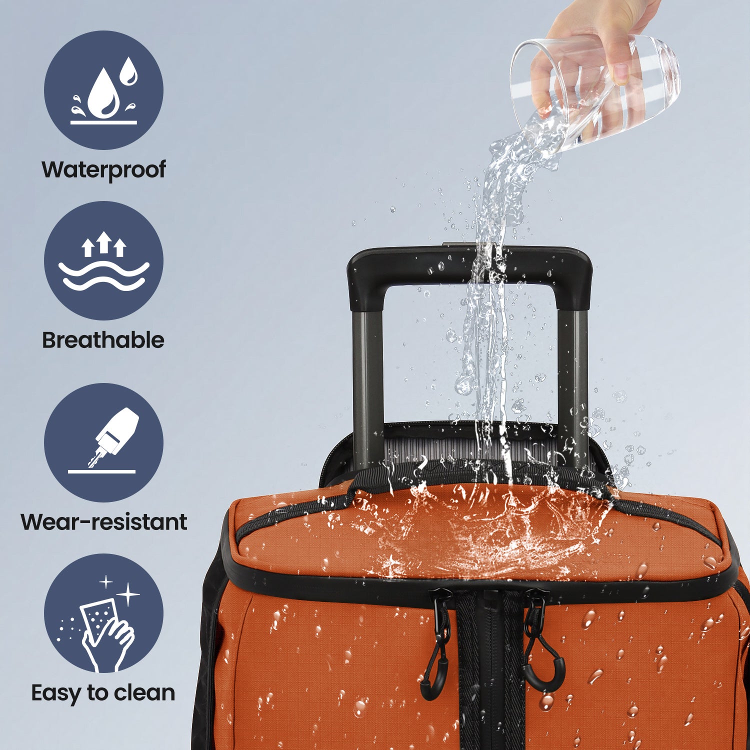 New York XPress GB-161, 2 in 1 Rolling Garment Bag with Wheels,Overnight Bags with Wheels,Rolling Duffle Bag w/Shoes Compartment