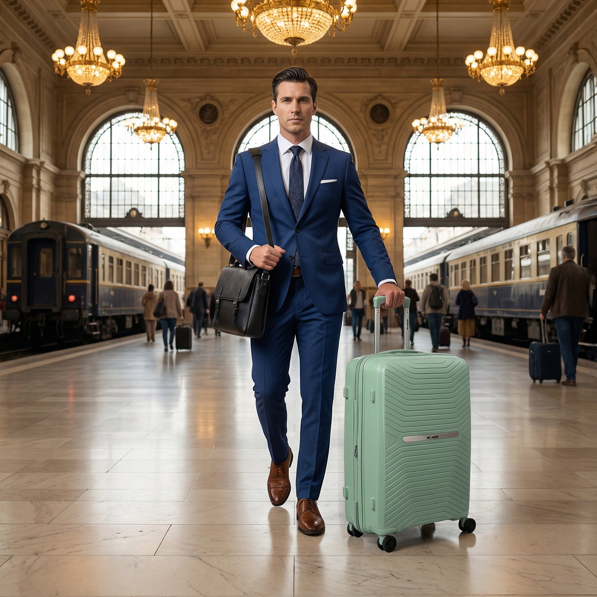 New York XPress 13804,3 Piece Luggage Set w/TSA LOCK,PC Hardside Suitcase Set w/Double Spinner Wheels,Expandable 20%,Luggage Sets,Lightweight Rolling Suitcase for Men/Women(20in/25in/29in)