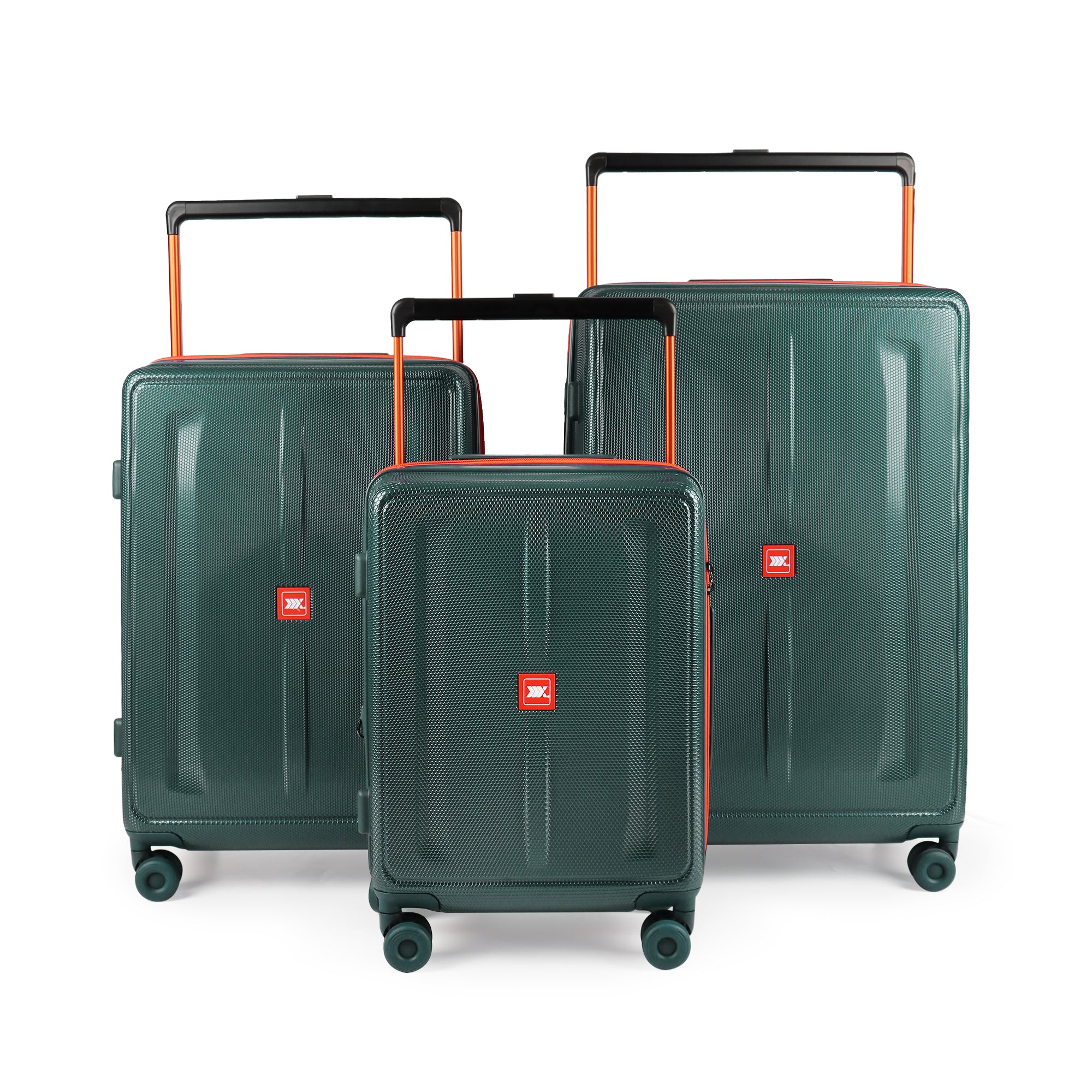 New York XPress LP-13803,3-Piece PC Hardshell Luggage, Expandable 20%, Spinner Wheels, TSA Lock, Wide Handle(20in/26in30in)