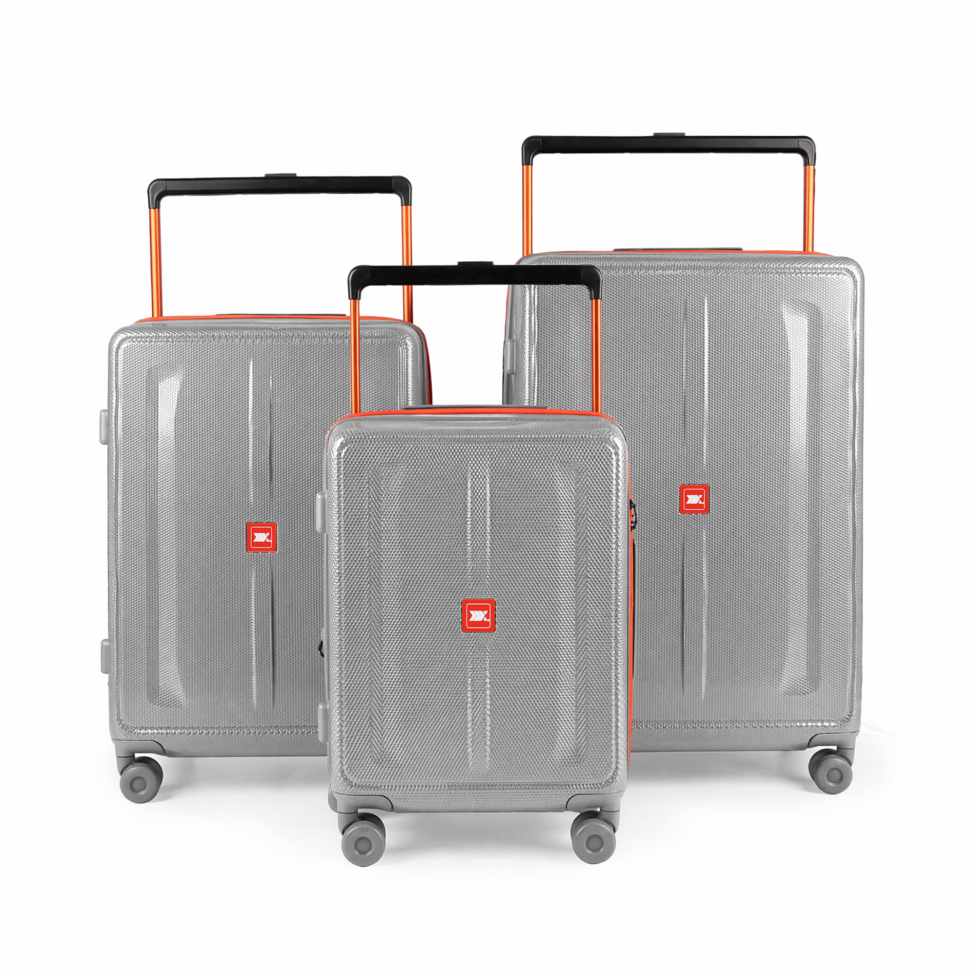 New York XPress LP-13803,3-Piece PC Hardshell Luggage, Expandable 20%, Spinner Wheels, TSA Lock, Wide Handle(20in/26in30in)