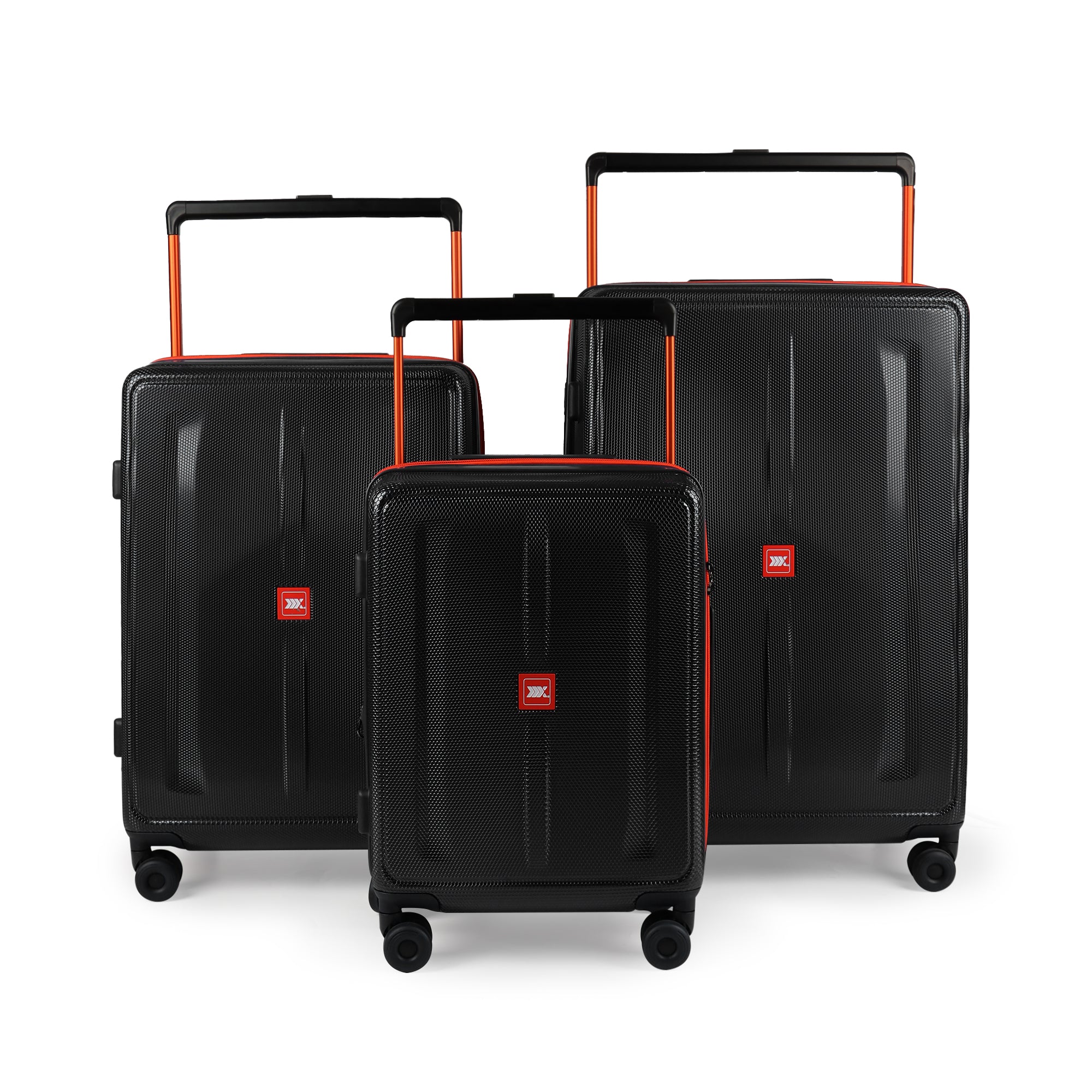 New York XPress LP-13803,3-Piece PC Hardshell Luggage, Expandable 20%, Spinner Wheels, TSA Lock, Wide Handle(20in/26in30in)