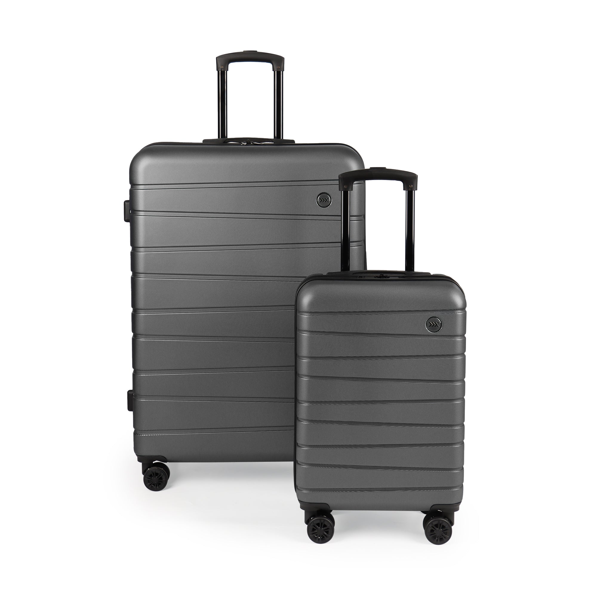 New York XPress 2538 2-PC (16/30in) ABS Hardshell Spinner, No LOCK (Keyhole), Scratch-Resistant, Lightweight Durable for Men/Women