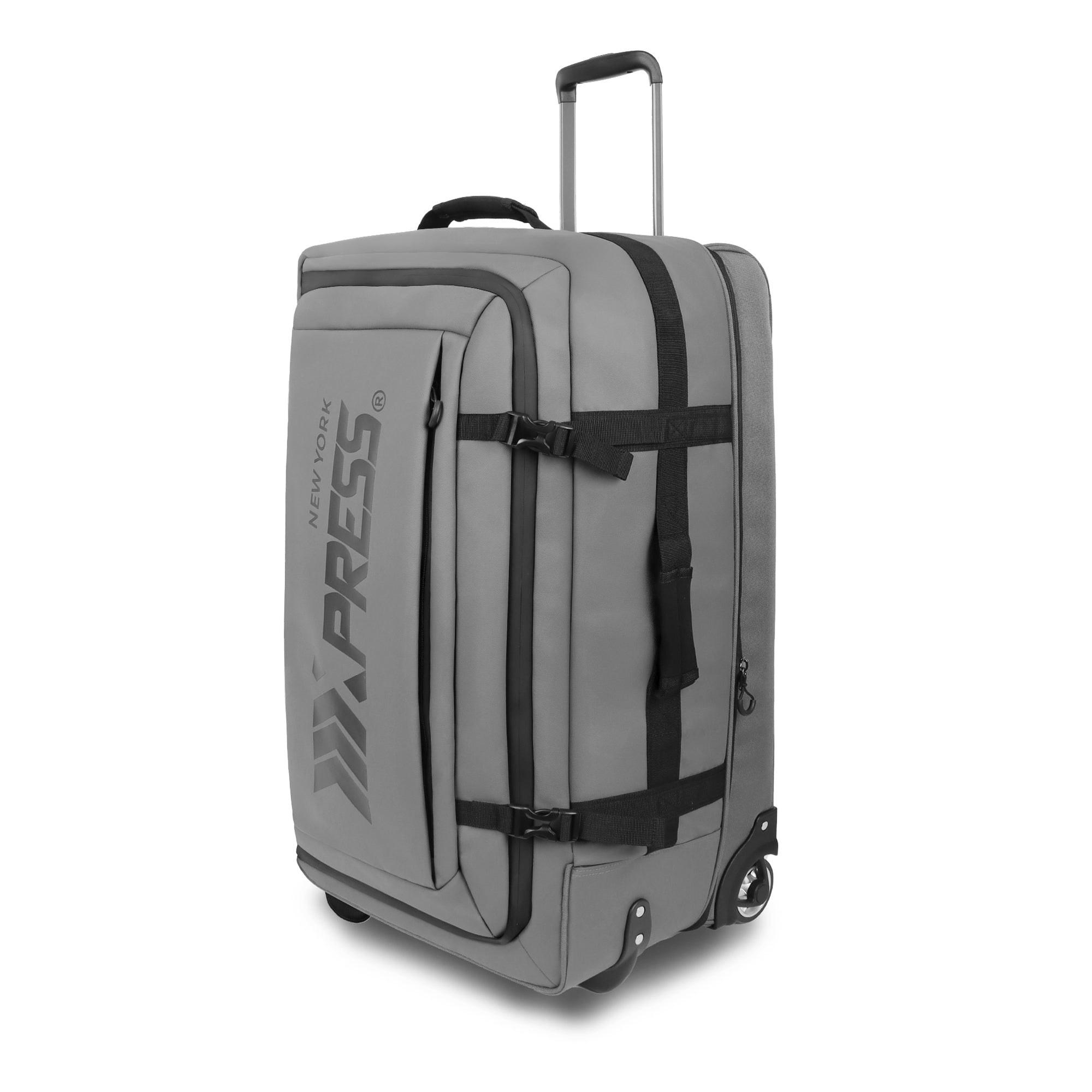 New York XPress TA-069-20'' Rolling Duffle Bag w/Wheels,26in/30in Rolling Duffle Bag w/Handle,Carry on Luggage Travel Duffle Bags for Man Women