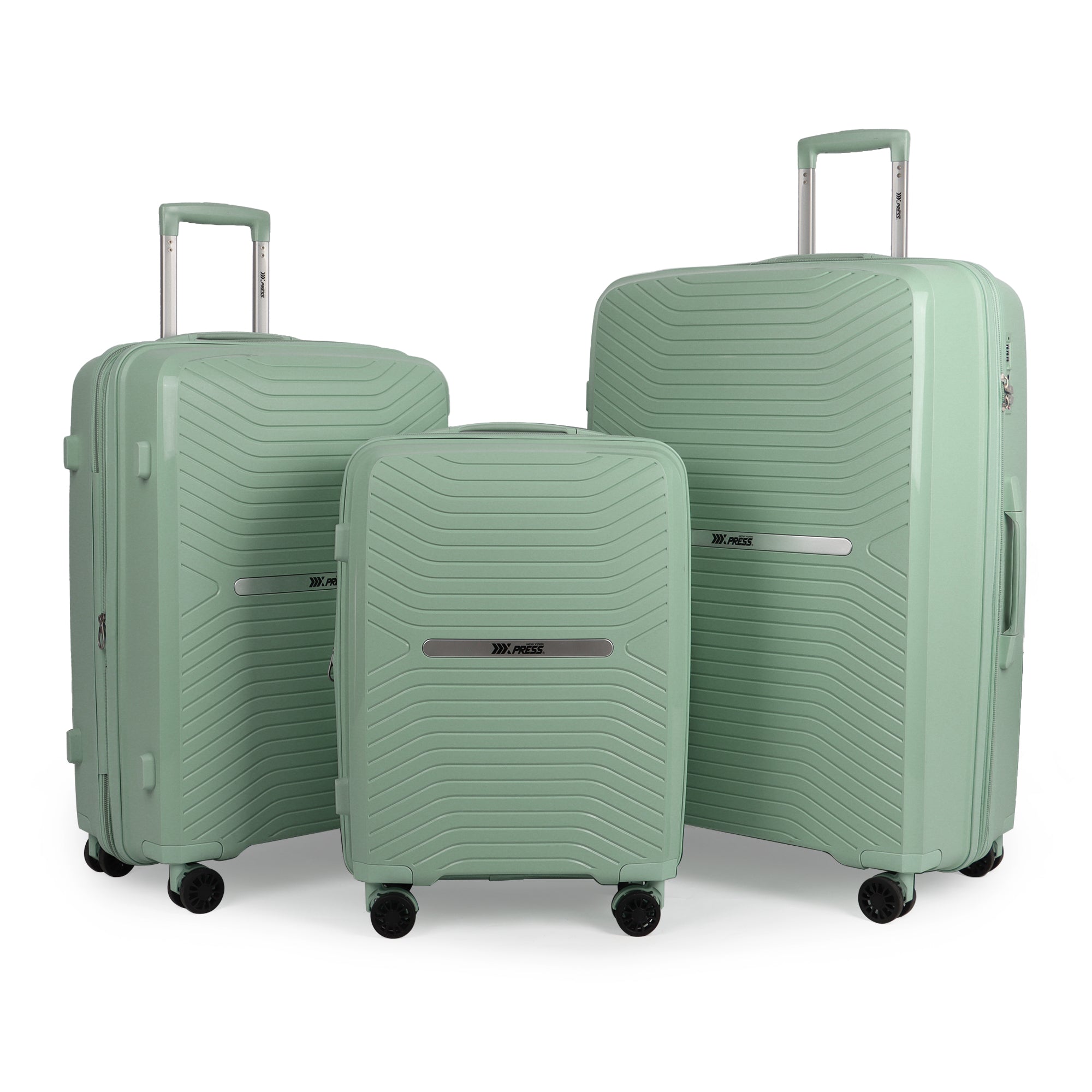 New York XPress 13804,3 Piece Luggage Set w/TSA LOCK,PC Hardside Suitcase Set w/Double Spinner Wheels,Expandable 20%,Luggage Sets,Lightweight Rolling Suitcase for Men/Women(20in/25in/29in)