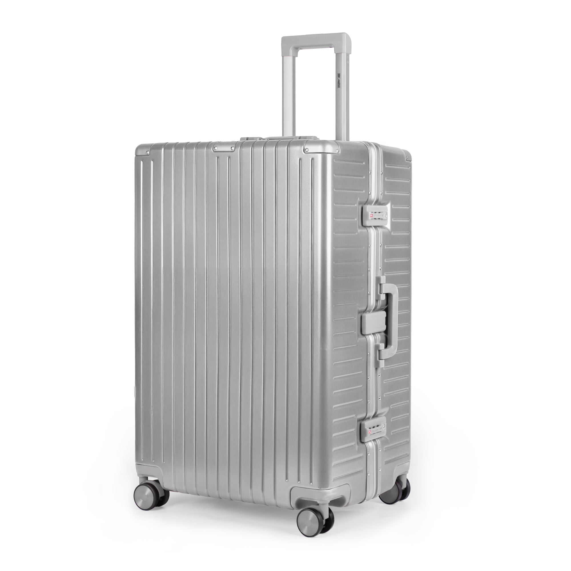 NEW YORK XPRESS Zipperless Luggage AL-12501,20in/30in,Aluminum Frame w/TSA LOCK w/Spinner Wheels