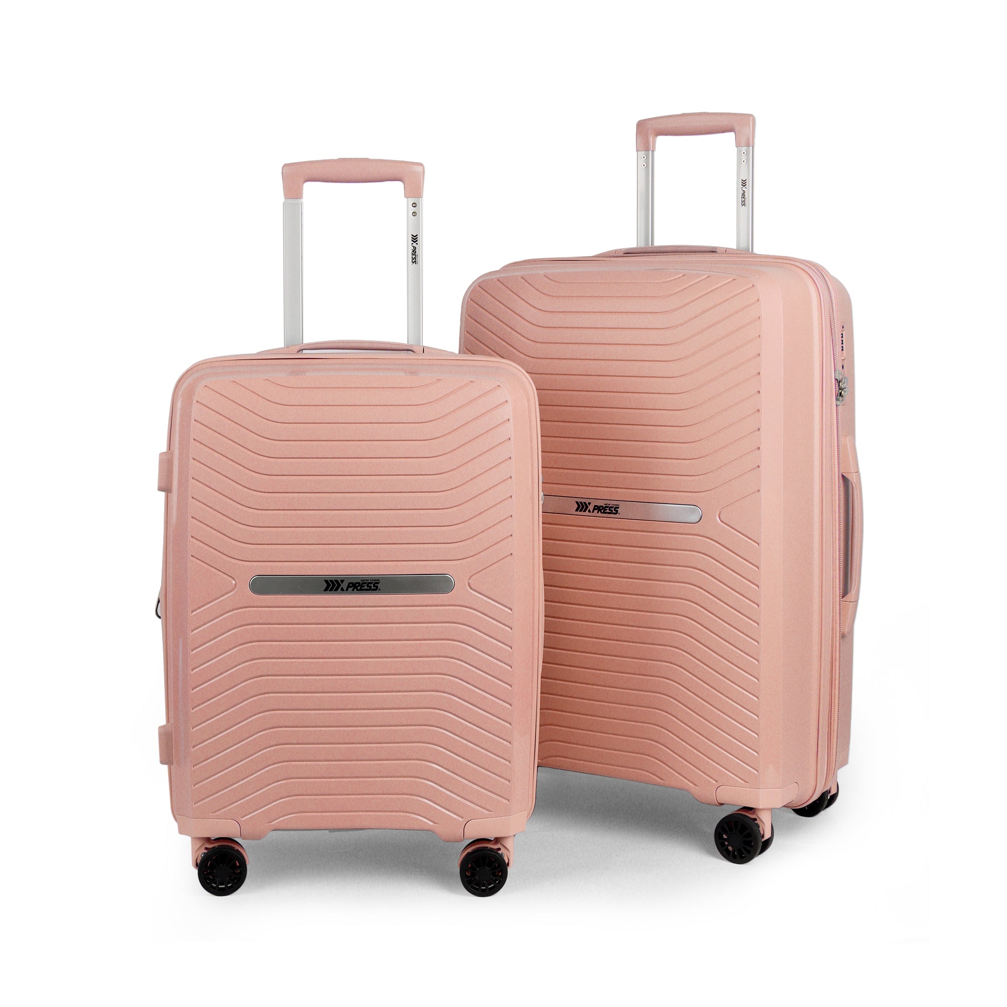 New York XPress 13804,3 Piece Luggage Set w/TSA LOCK,PC Hardside Suitcase Set w/Double Spinner Wheels,Expandable 20%,Luggage Sets,Lightweight Rolling Suitcase for Men/Women(20in/25in/29in)