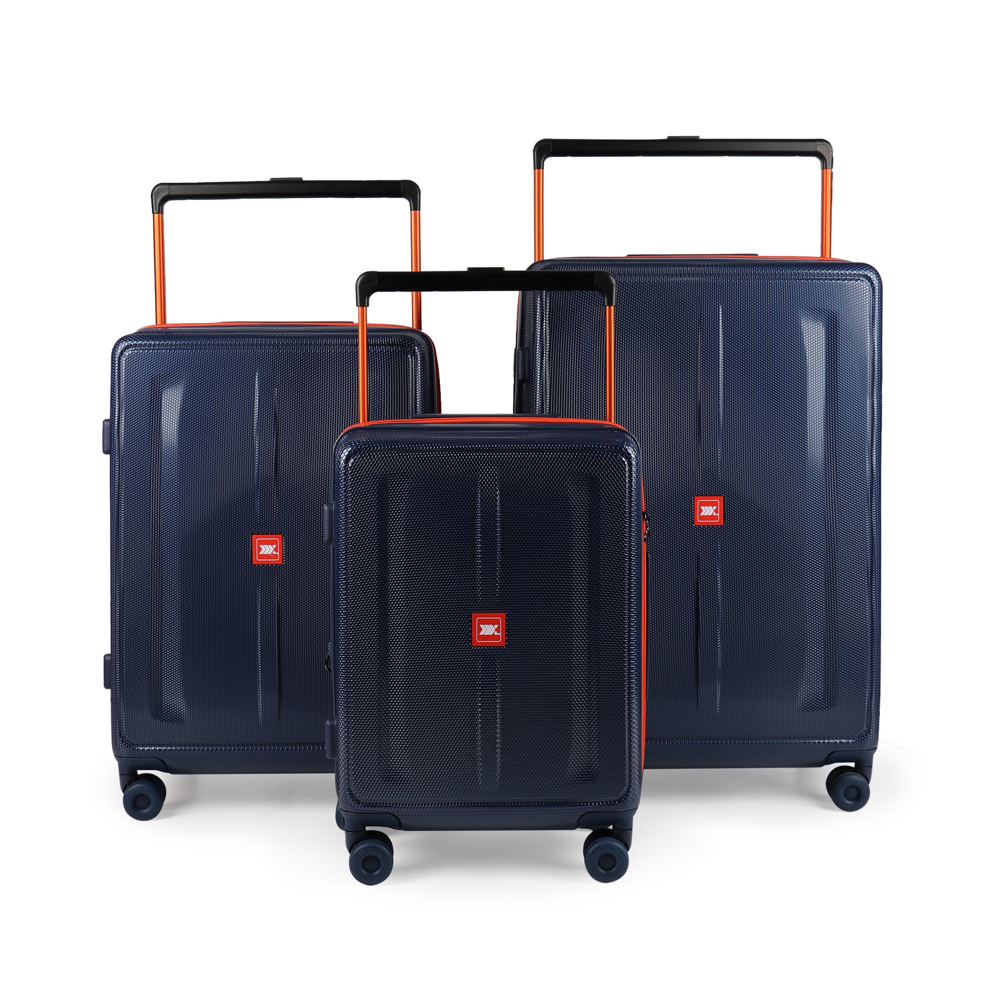 New York XPress LP-13803,3-Piece PC Hardshell Luggage, Expandable 20%, Spinner Wheels, TSA Lock, Wide Handle(20in/26in30in)