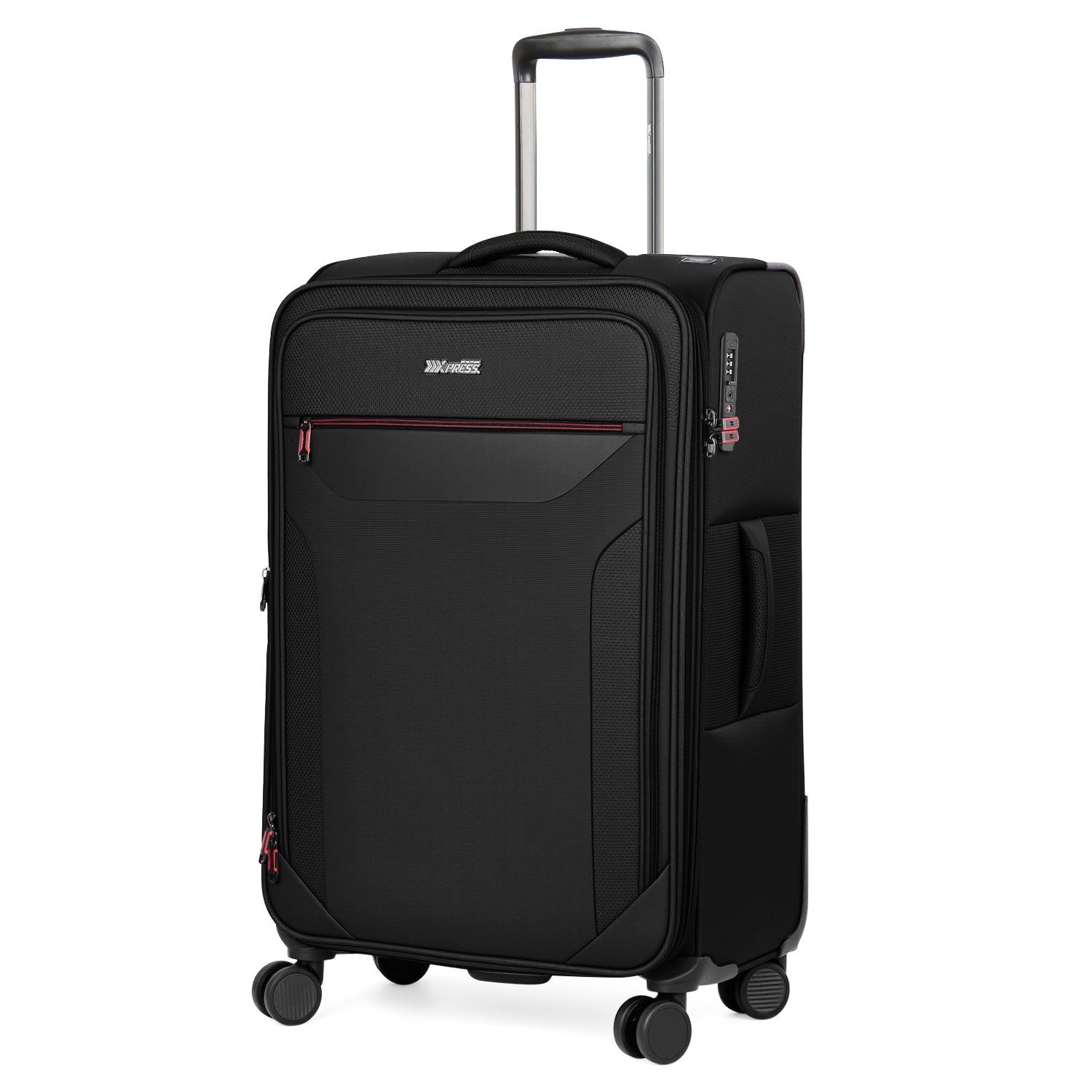 New York XPress WD-8817 Single Suitcase 20''/26''/30'',Lightweight Carry-On Suitcase with Spinner Wheels and TSA LOCK,Upright Softshell Luggage