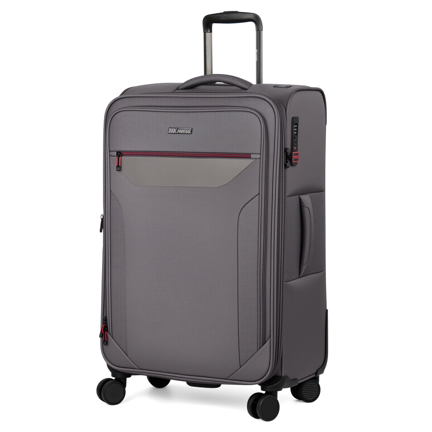 New York XPress WD-8817 Single Suitcase 20''/26''/30'',Lightweight Carry-On Suitcase with Spinner Wheels and TSA LOCK,Upright Softshell Luggage