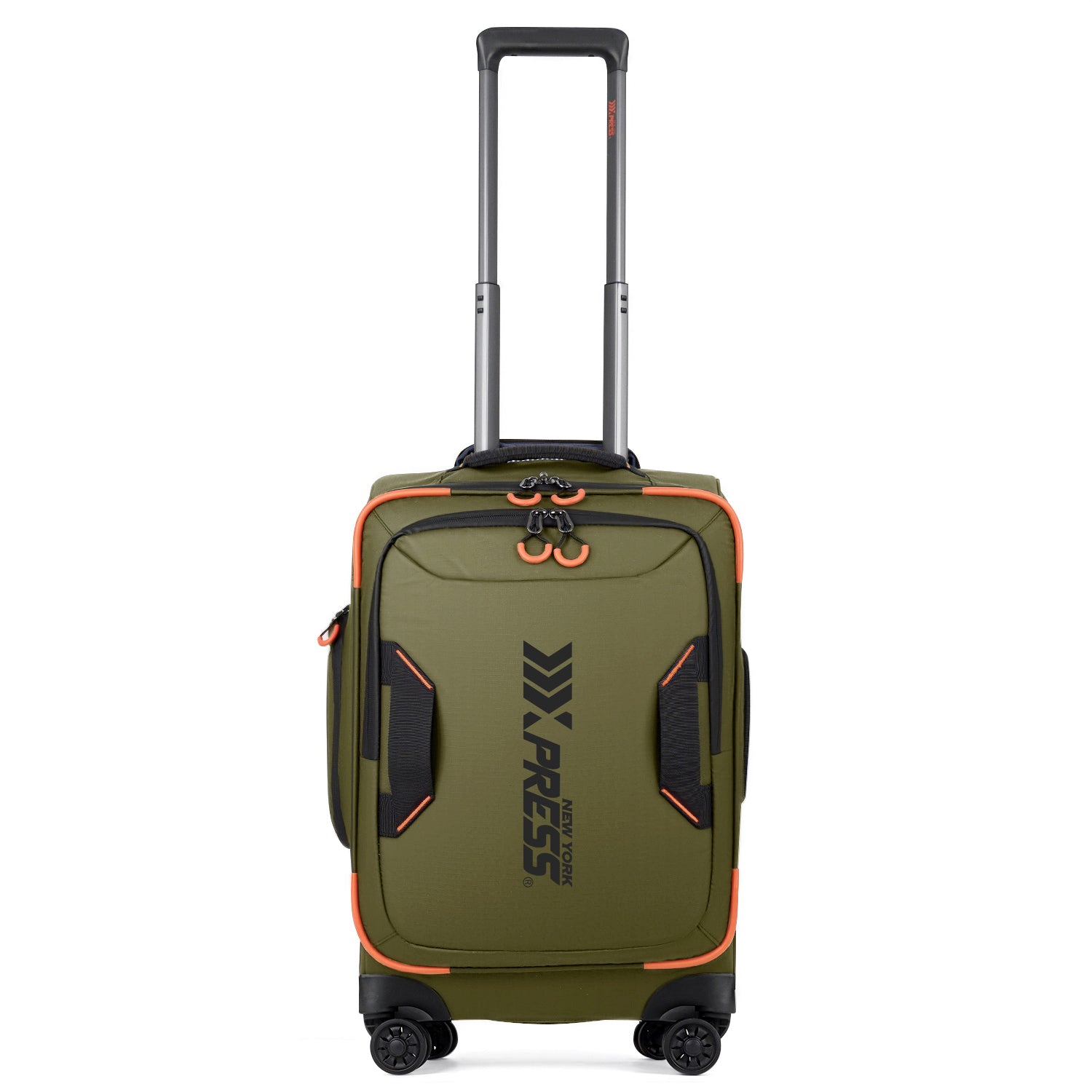 New York XPress TA-8353,20" Luggage, 24in/28in Softside Suitcase w/Double Spinner Wheels, Waterproof,Lightweight Rolling Suitcases for Men/Women