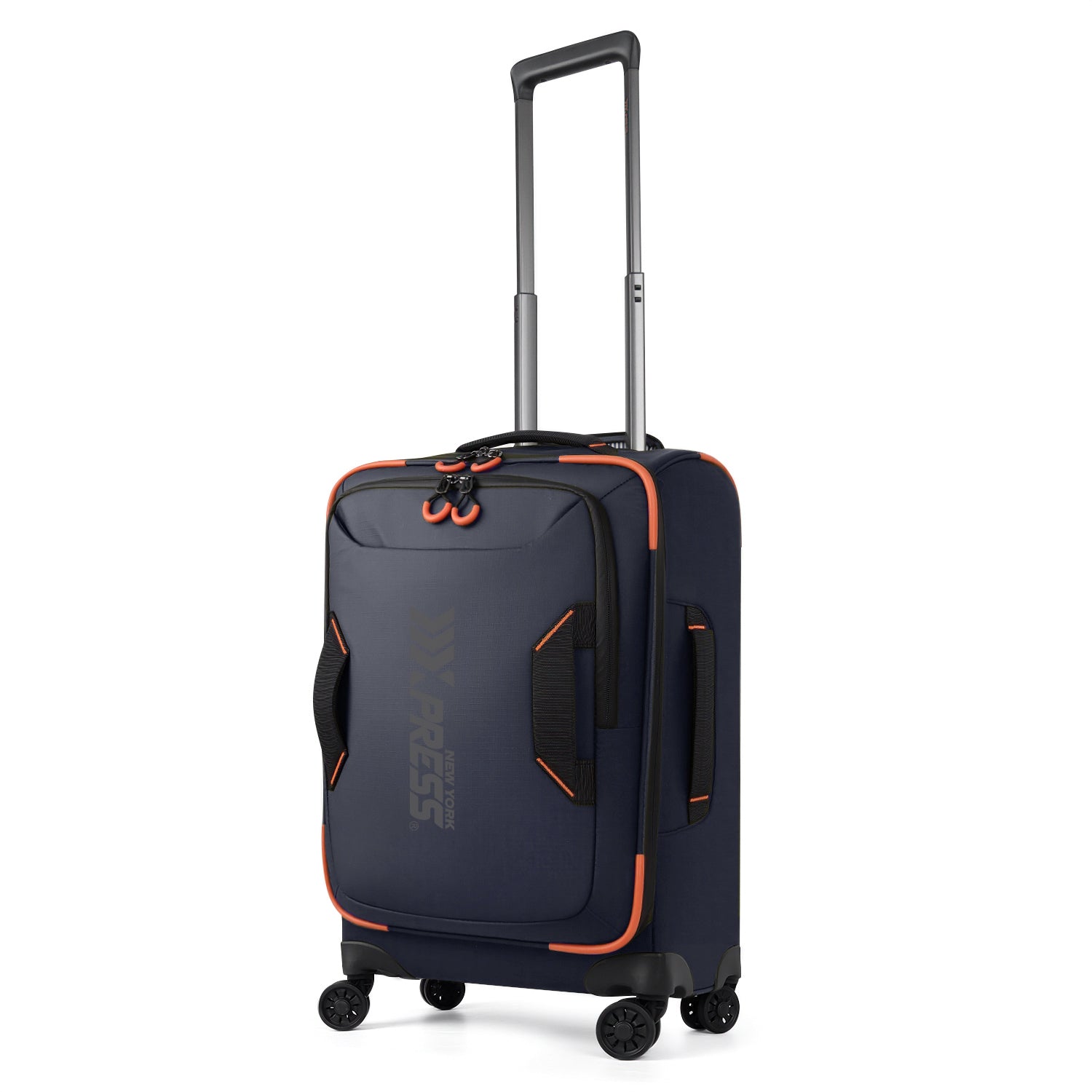 New York XPress TA-8353,20" Luggage, 24in/28in Softside Suitcase w/Double Spinner Wheels, Waterproof,Lightweight Rolling Suitcases for Men/Women