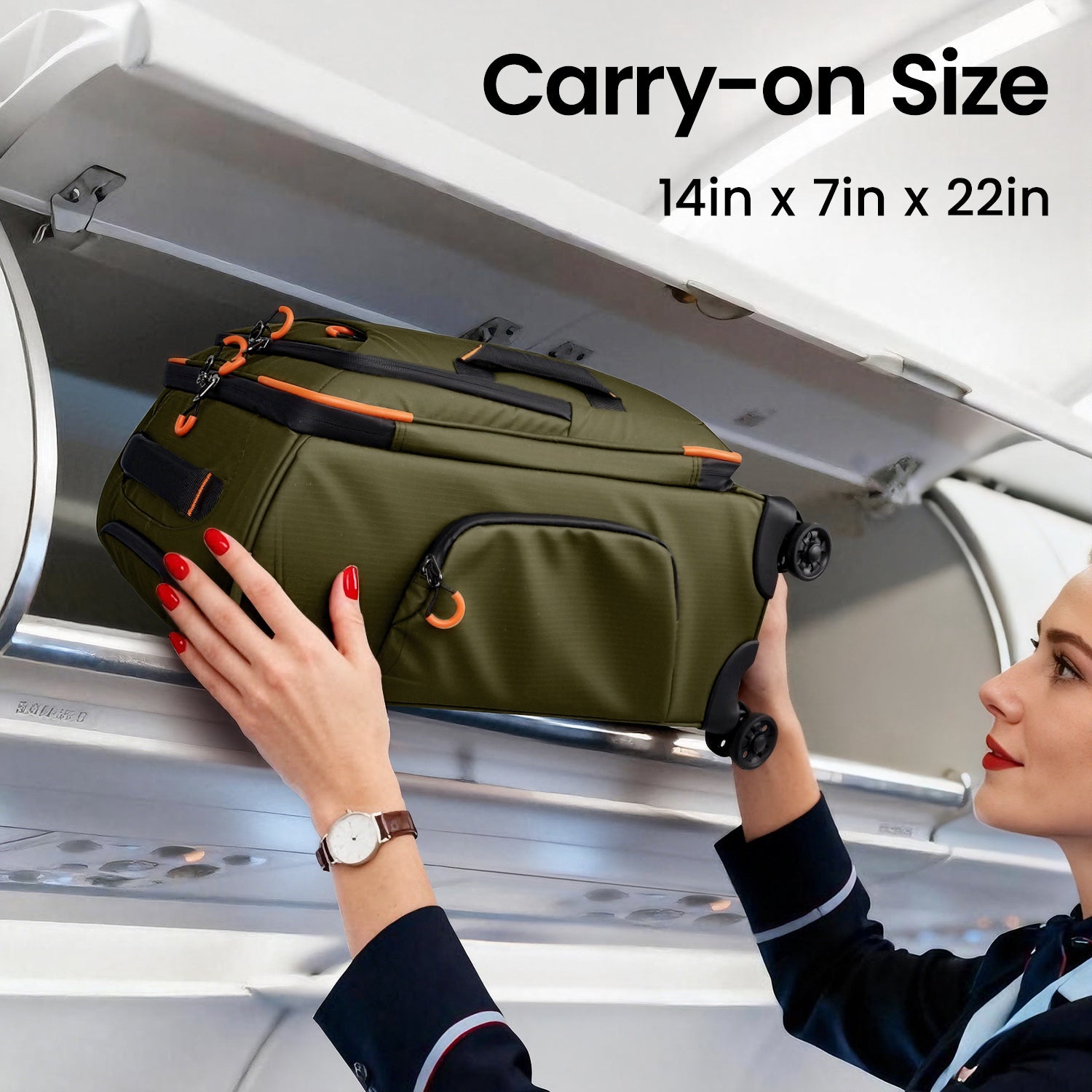 New York XPress TA-8353,20" Luggage, 24in/28in Softside Suitcase w/Double Spinner Wheels, Waterproof,Lightweight Rolling Suitcases for Men/Women