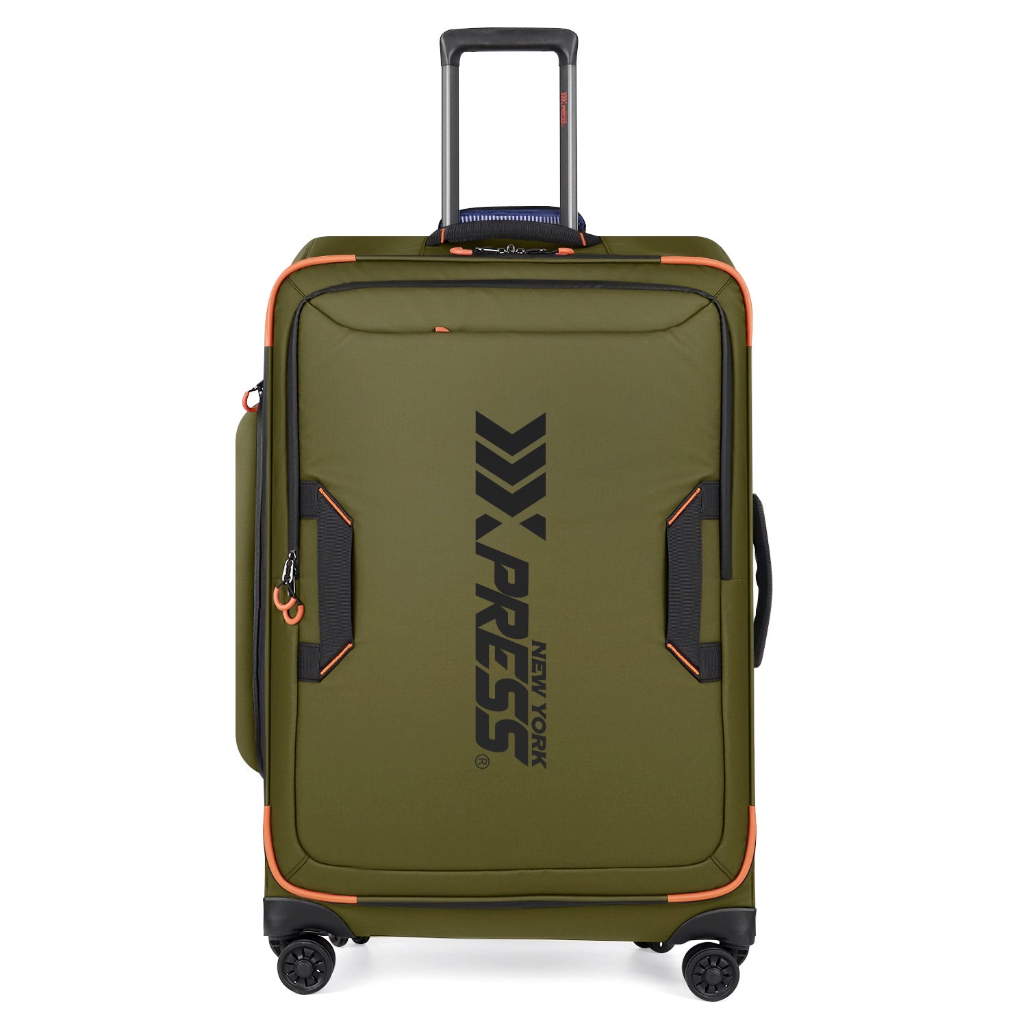 New York XPress TA-8353,20" Luggage, 24in/28in Softside Suitcase w/Double Spinner Wheels, Waterproof,Lightweight Rolling Suitcases for Men/Women