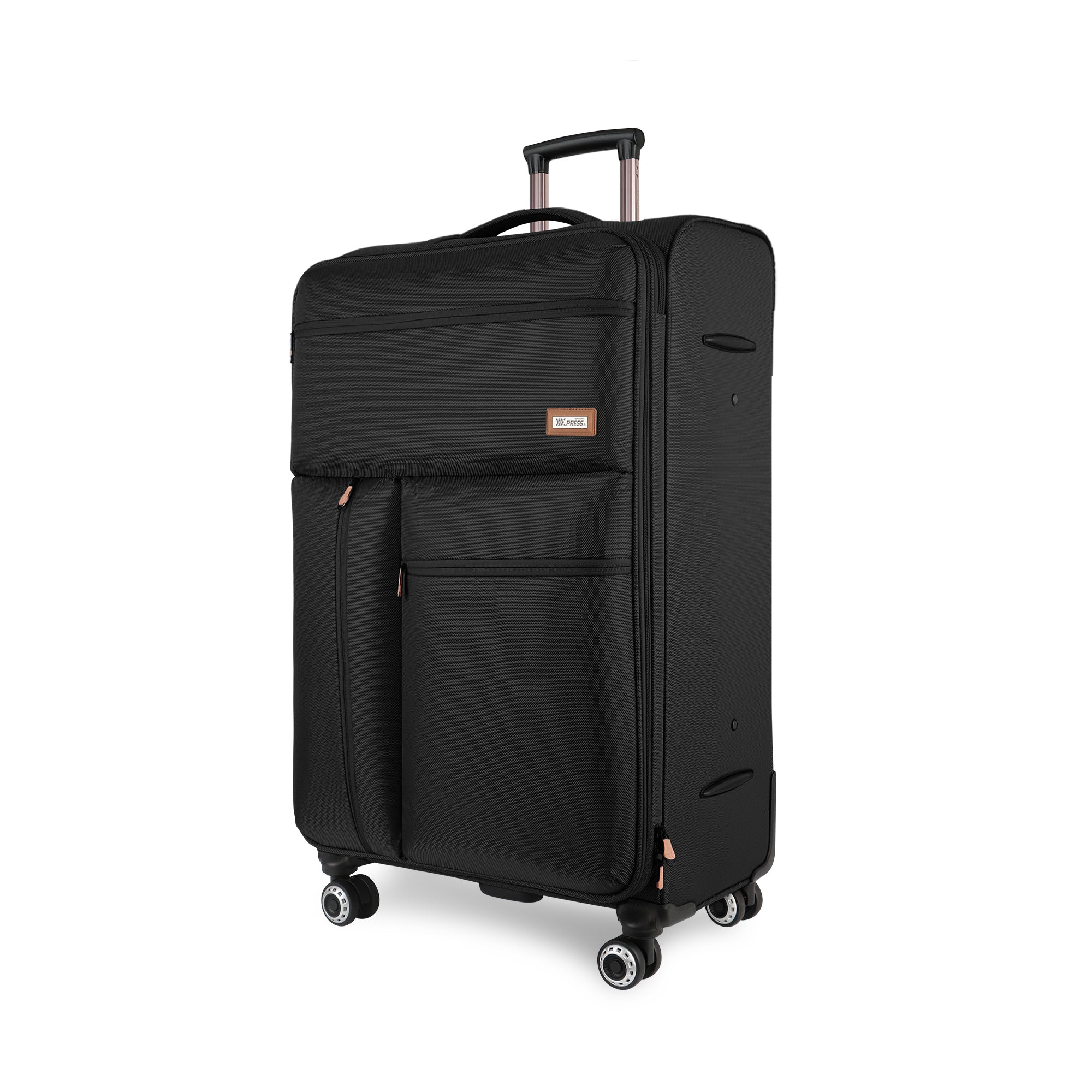 New York XPress XJ 1901,20in/26in/30in Softside Expandable Rolling Luggage w/TSA LOCK and Double Spinner Wheels,Lightweight Suitcases for Men Women