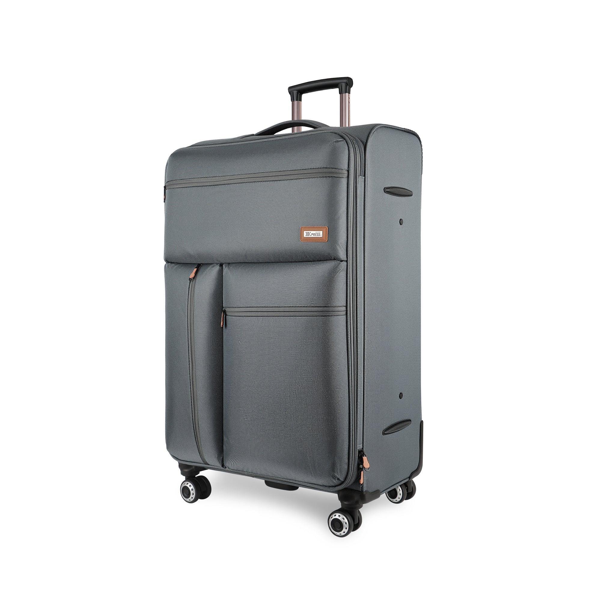 New York XPress XJ 1901,20in/26in/30in Softside Expandable Rolling Luggage w/TSA LOCK and Double Spinner Wheels,Lightweight Suitcases for Men Women