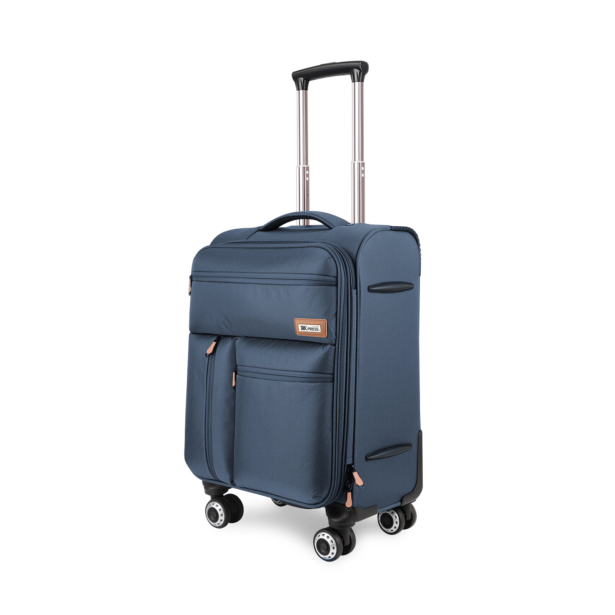 New York XPress XJ 1901,20in/26in/30in Softside Expandable Rolling Luggage w/TSA LOCK and Double Spinner Wheels,Lightweight Suitcases for Men Women