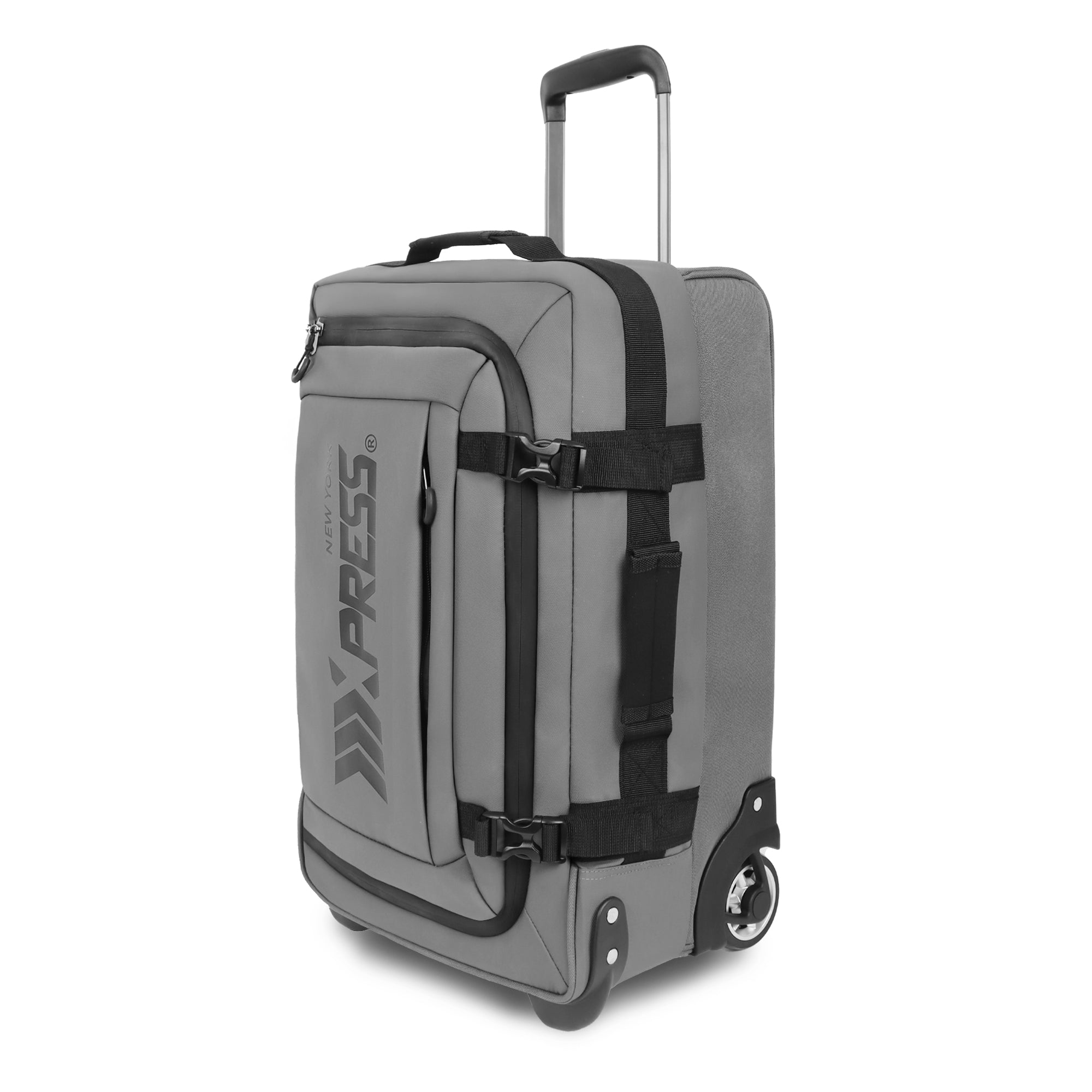 New York XPress TA-069-20'' Rolling Duffle Bag w/Wheels,26in/30in Rolling Duffle Bag w/Handle,Carry on Luggage Travel Duffle Bags for Man Women