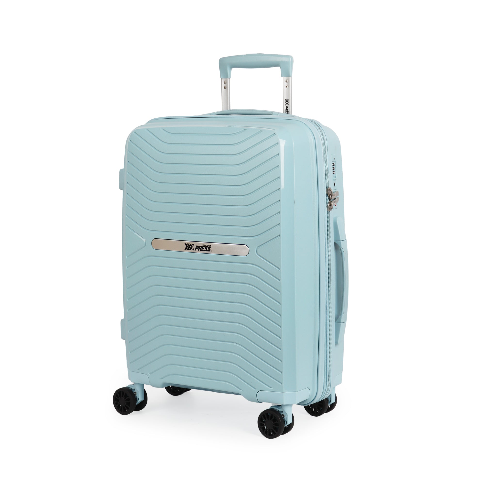 New York XPress 13804,3 Piece Luggage Set w/TSA LOCK,PC Hardside Suitcase Set w/Double Spinner Wheels,Expandable 20%,Luggage Sets,Lightweight Rolling Suitcase for Men/Women(20in/25in/29in)