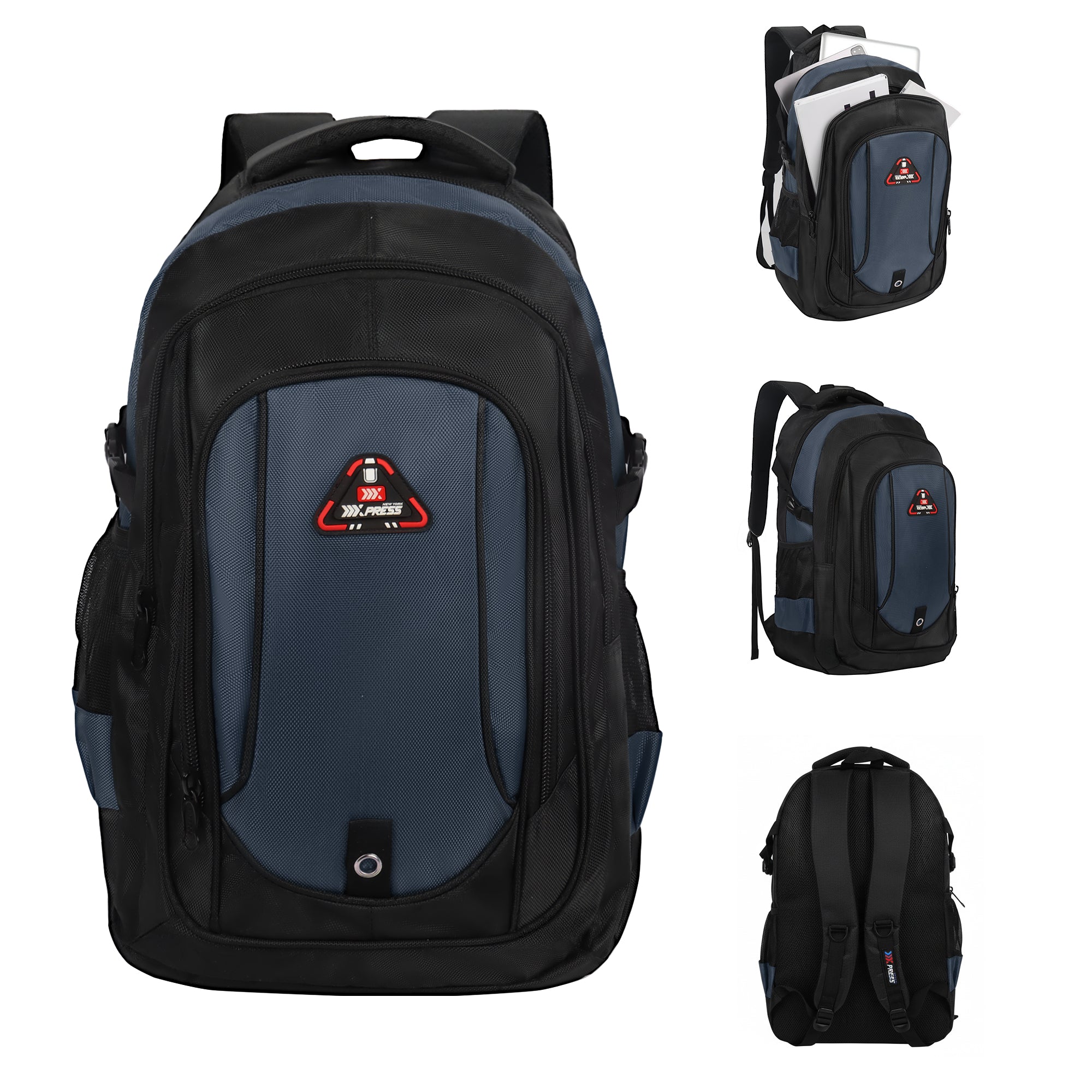 New York XPress 8160 Laptop Backpack for Men Women with 45 Liters Large Capacity,15.6 inch Laptop Computer Bag Travel Backpack,Water Resistant