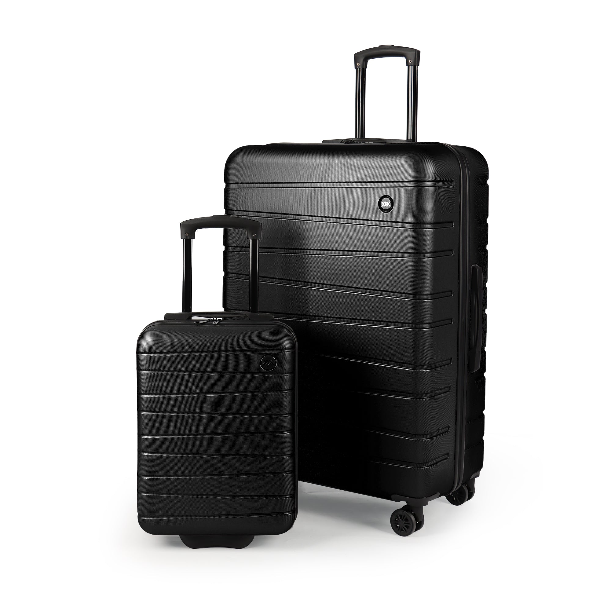 New York XPress 2538 2-PC (16/30in) ABS Hardshell Spinner, No LOCK (Keyhole), Scratch-Resistant, Lightweight Durable for Men/Women