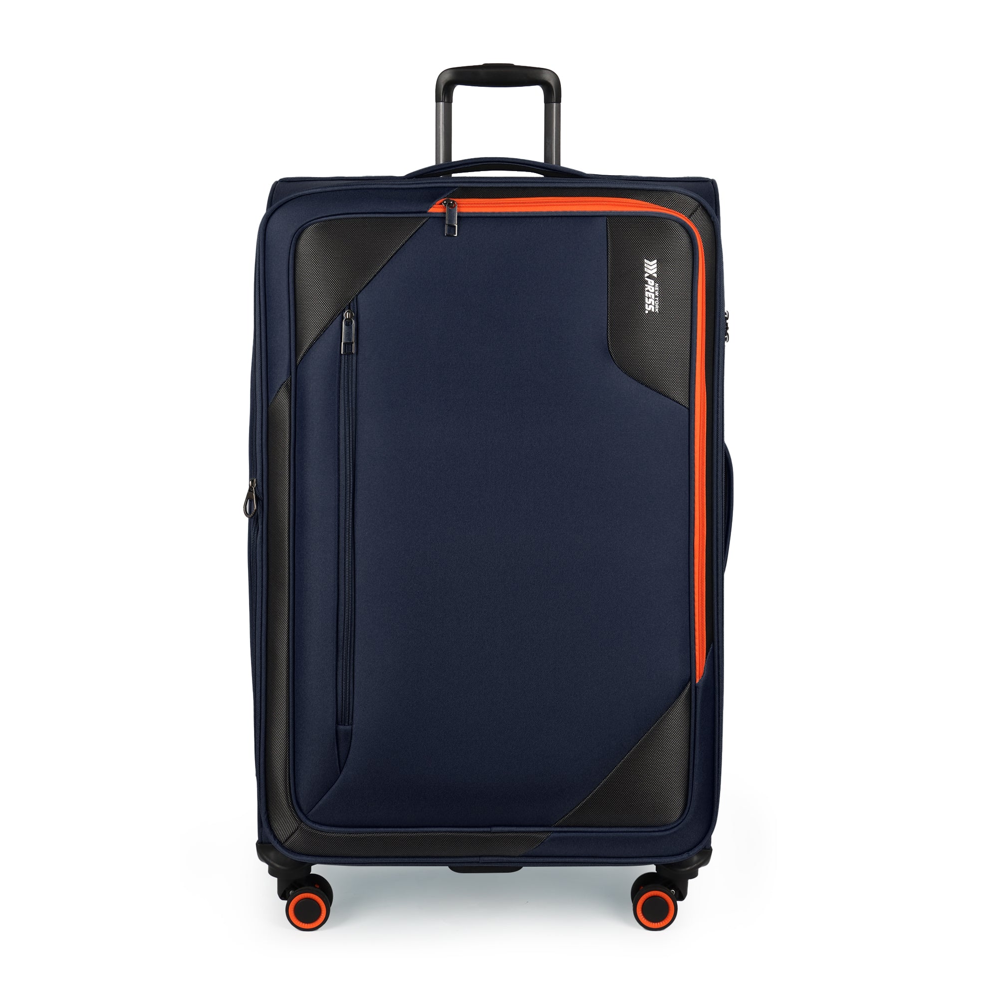 New York XPress WD-8818 Single Suitcase 20''/26''/30'',Softside Suitcase with TSA LOCK,Expandable 20% Luggage with Spinner Wheels,Tear-Resistant