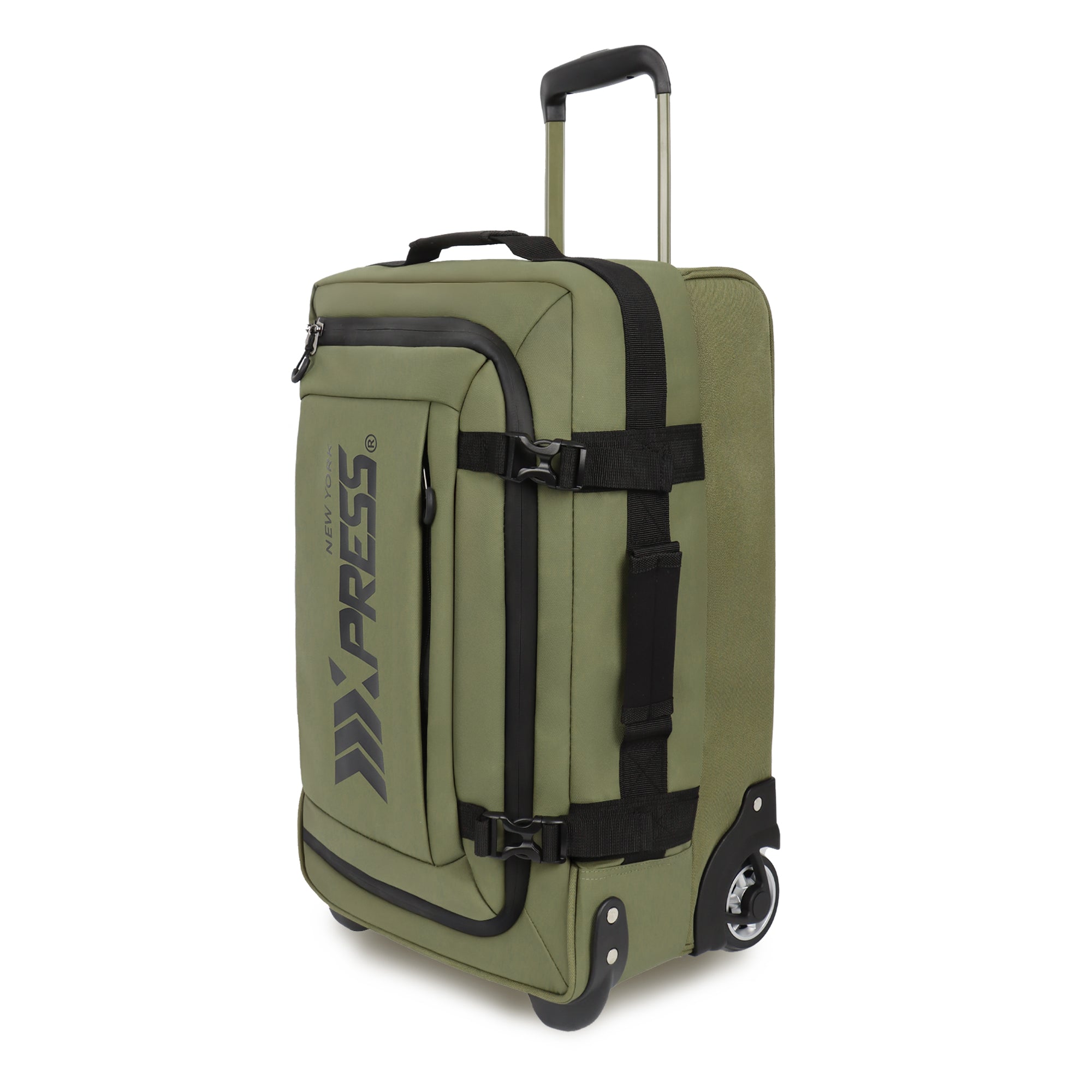 New York XPress TA-069-20'' Rolling Duffle Bag w/Wheels,26in/30in Rolling Duffle Bag w/Handle,Carry on Luggage Travel Duffle Bags for Man Women