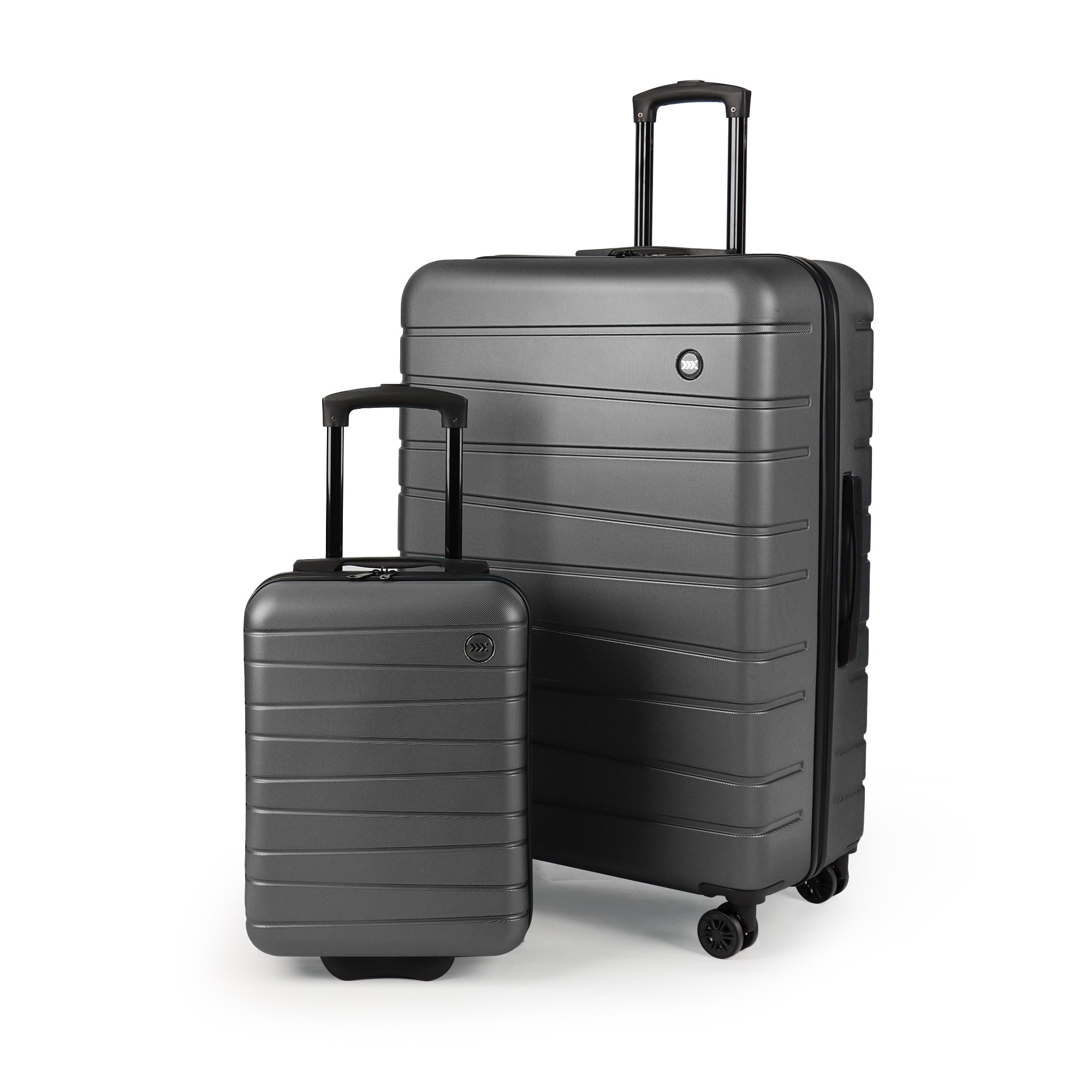 New York XPress 2538 2-PC (16/30in) ABS Hardshell Spinner, No LOCK (Keyhole), Scratch-Resistant, Lightweight Durable for Men/Women