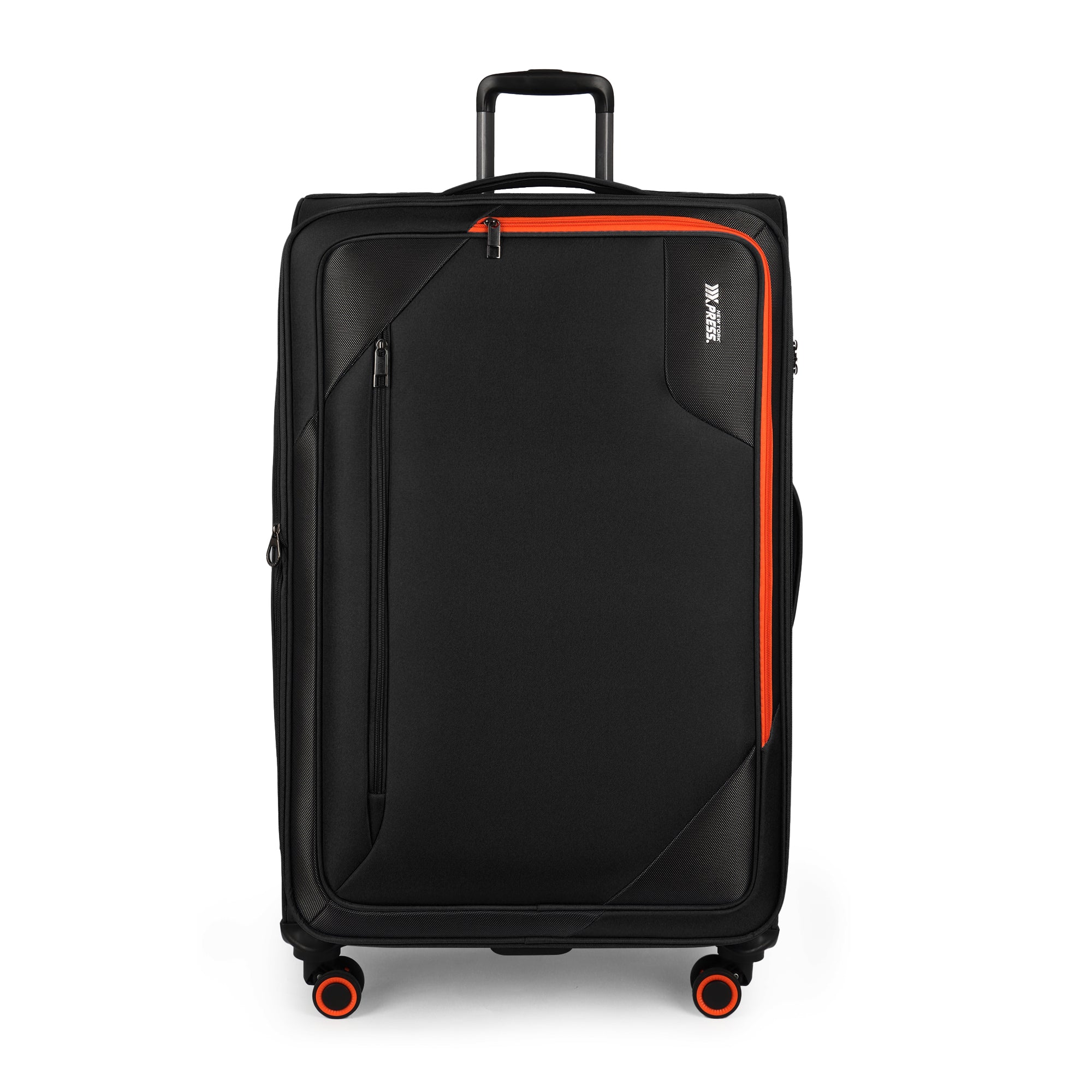 New York XPress WD-8818 Single Suitcase 20''/26''/30'',Softside Suitcase with TSA LOCK,Expandable 20% Luggage with Spinner Wheels,Tear-Resistant