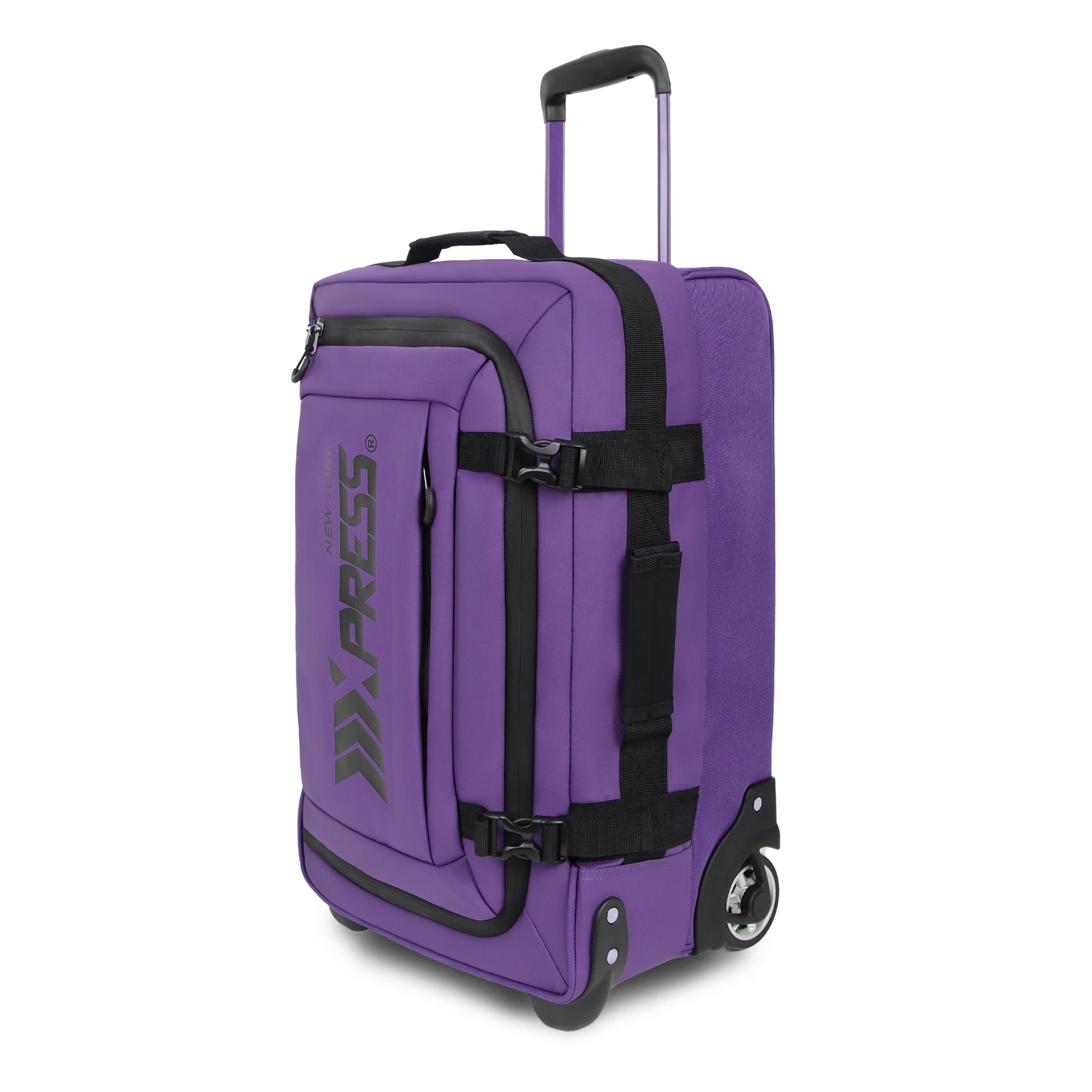 New York XPress TA-069-20'' Rolling Duffle Bag w/Wheels,26in/30in Rolling Duffle Bag w/Handle,Carry on Luggage Travel Duffle Bags for Man Women