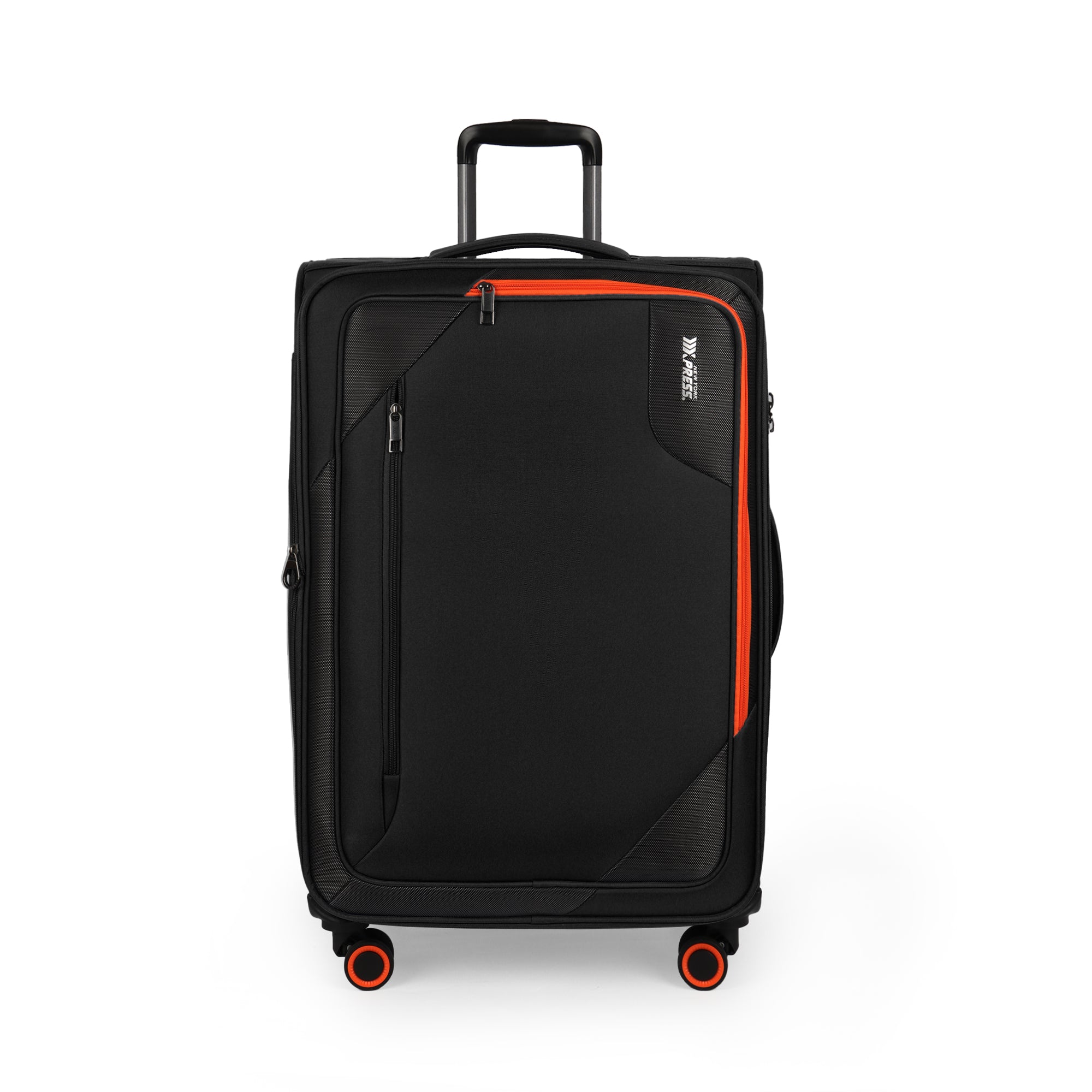 New York XPress WD-8818 Single Suitcase 20''/26''/30'',Softside Suitcase with TSA LOCK,Expandable 20% Luggage with Spinner Wheels,Tear-Resistant