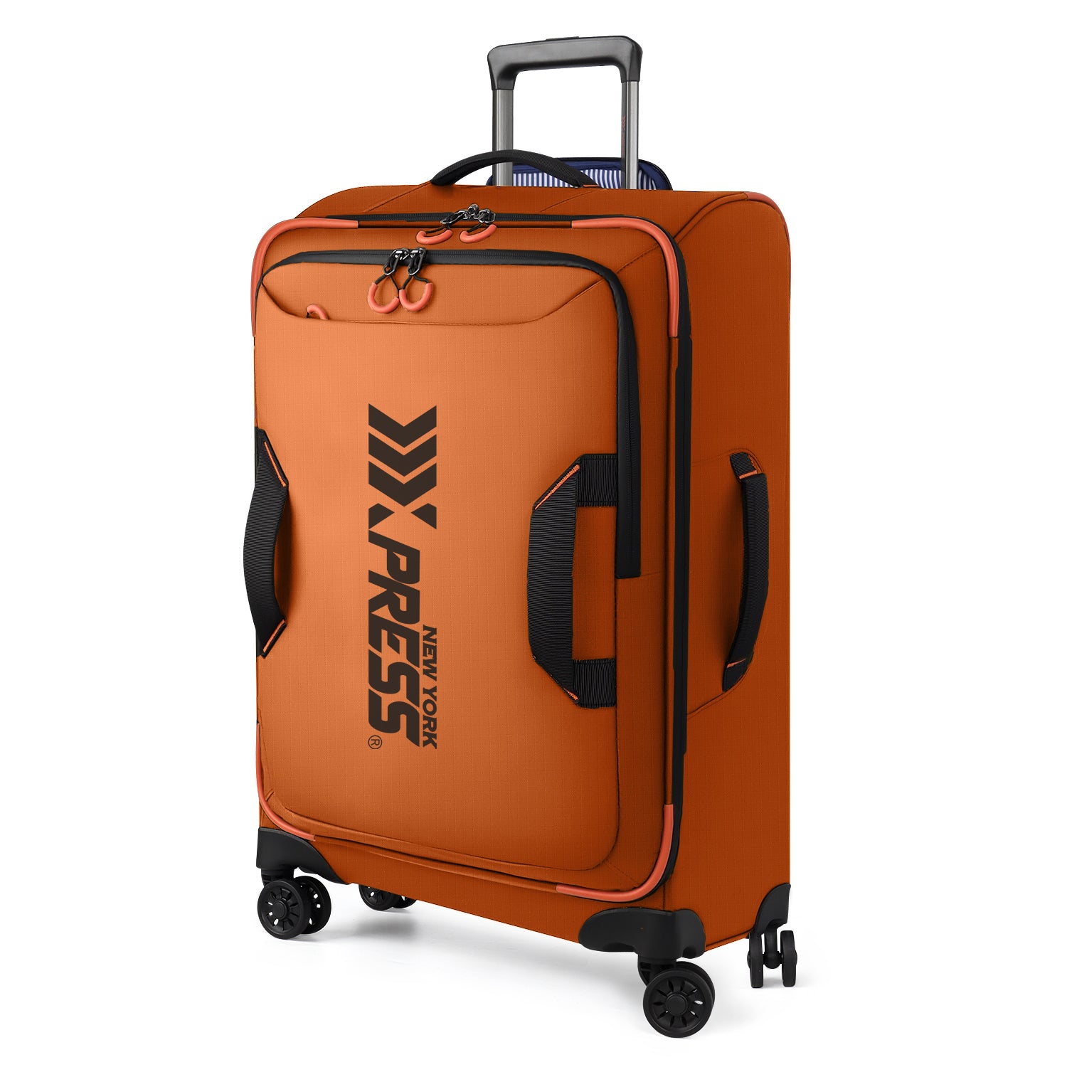 New York XPress TA-8353,20" Luggage, 24in/28in Softside Suitcase w/Double Spinner Wheels, Waterproof,Lightweight Rolling Suitcases for Men/Women