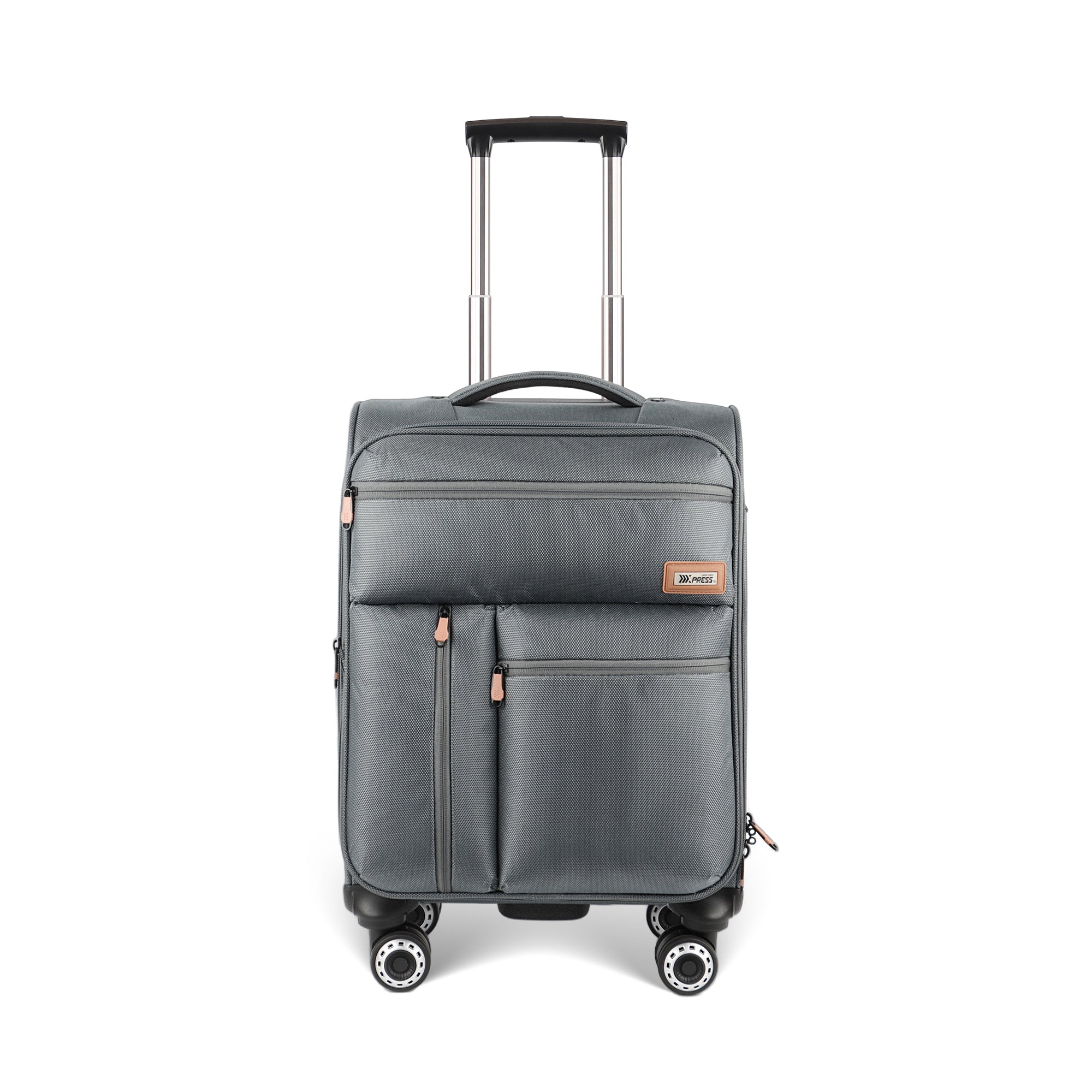 New York XPress XJ 1901,20in/26in/30in Softside Expandable Rolling Luggage w/TSA LOCK and Double Spinner Wheels,Lightweight Suitcases for Men Women