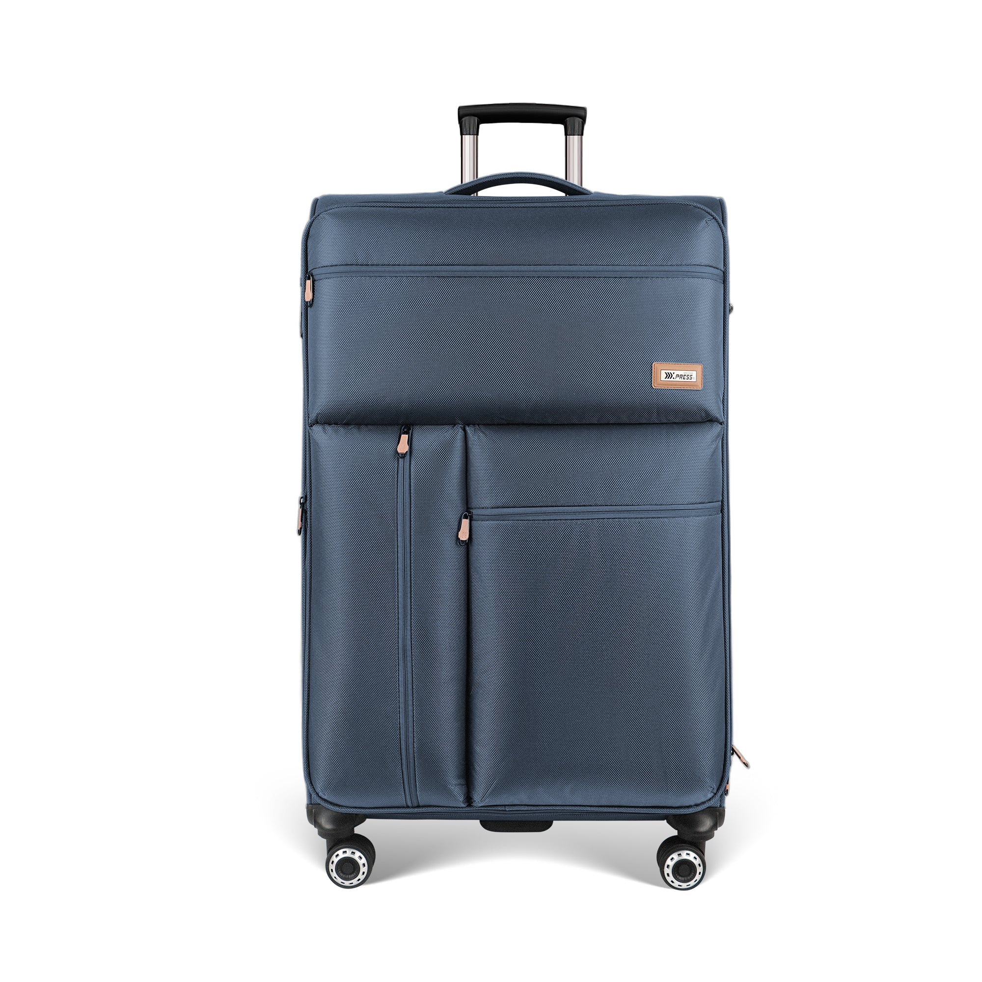 New York XPress XJ 1901,20in/26in/30in Softside Expandable Rolling Luggage w/TSA LOCK and Double Spinner Wheels,Lightweight Suitcases for Men Women