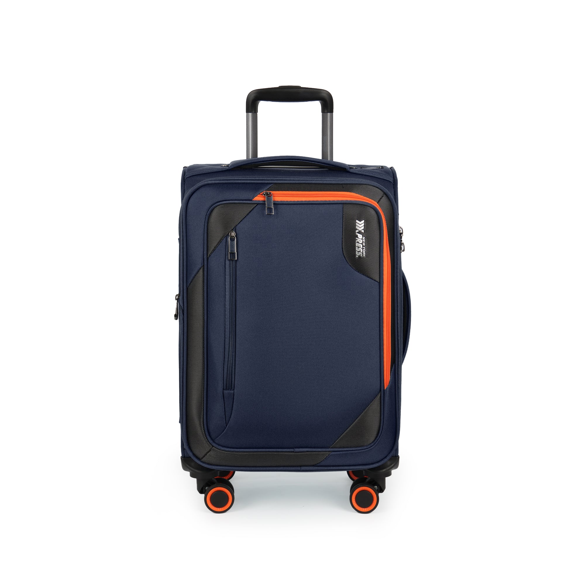 New York XPress WD-8818 Single Suitcase 20''/26''/30'',Softside Suitcase with TSA LOCK,Expandable 20% Luggage with Spinner Wheels,Tear-Resistant