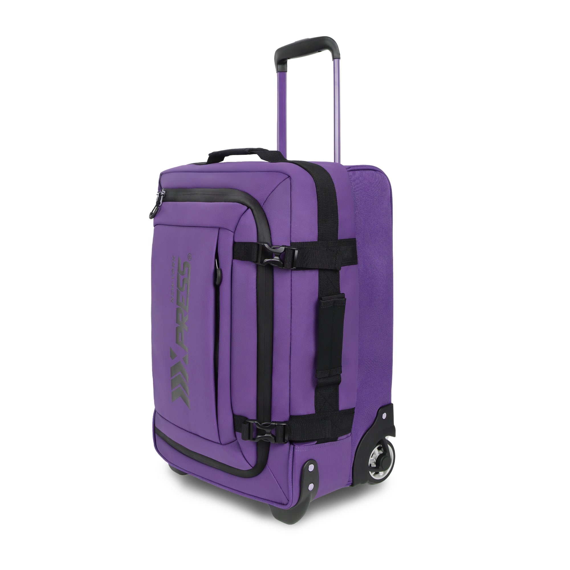 New York XPress TA-069-20'' Rolling Duffle Bag w/Wheels,26in/30in Rolling Duffle Bag w/Handle,Carry on Luggage Travel Duffle Bags for Man Women