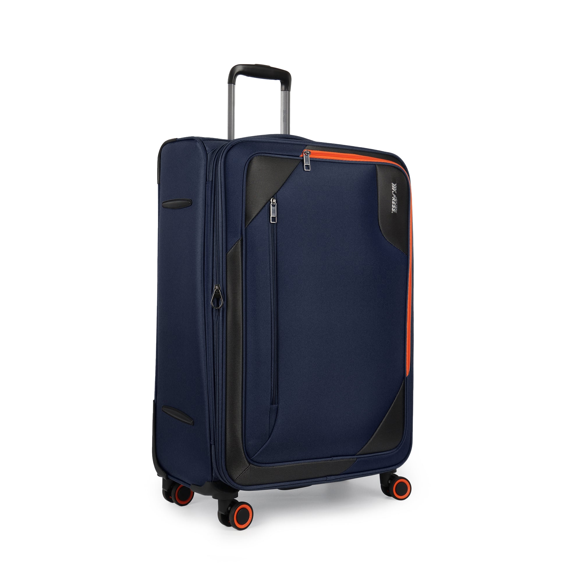 New York XPress WD-8818 Single Suitcase 20''/26''/30'',Softside Suitcase with TSA LOCK,Expandable 20% Luggage with Spinner Wheels,Tear-Resistant