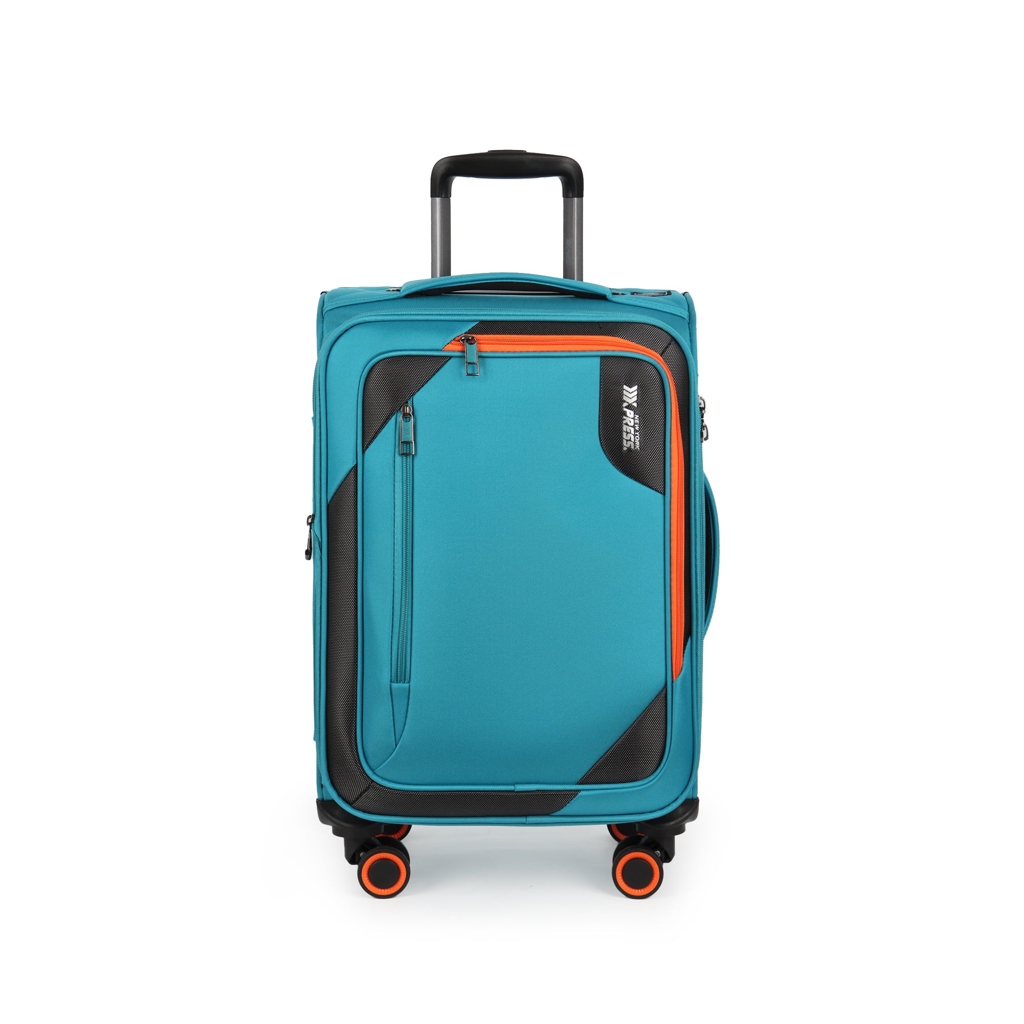 New York XPress WD-8818 Single Suitcase 20''/26''/30'',Softside Suitcase with TSA LOCK,Expandable 20% Luggage with Spinner Wheels,Tear-Resistant