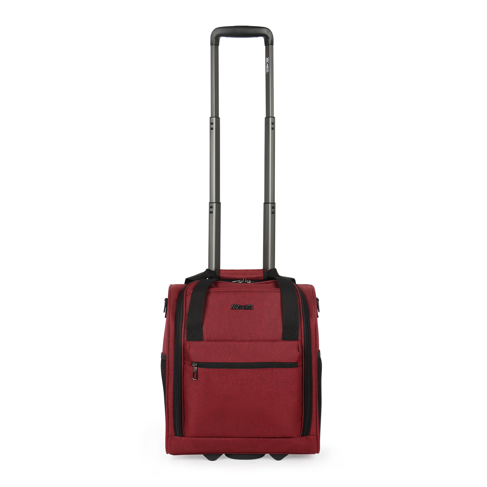 New York XPress TA-13-16,16'' Softside Carry-On Luggage for Airplane,3-in-1 Underseat Carry On Luggage with Wheels,Rolling Suitcase for Men/Women