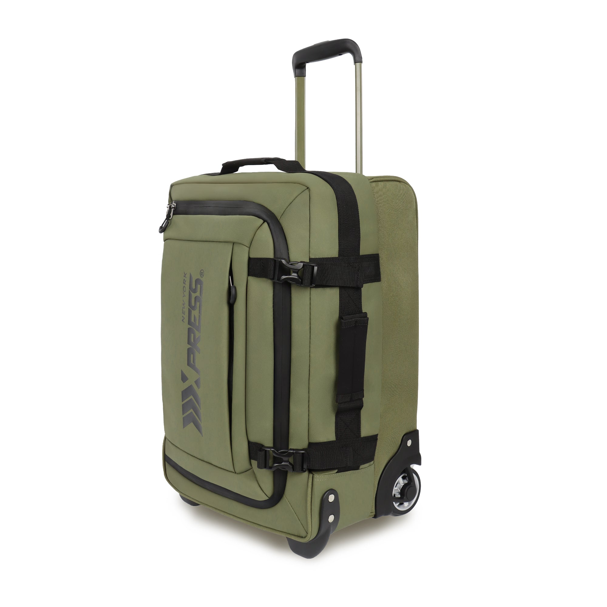 New York XPress TA-069-20'' Rolling Duffle Bag w/Wheels,26in/30in Rolling Duffle Bag w/Handle,Carry on Luggage Travel Duffle Bags for Man Women