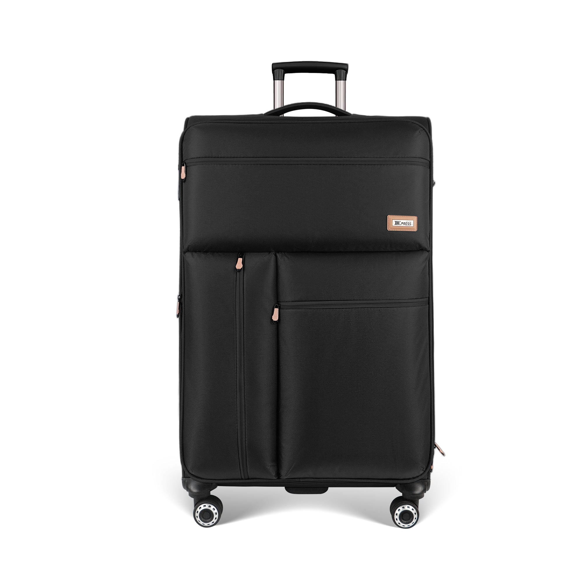 New York XPress XJ 1901,20in/26in/30in Softside Expandable Rolling Luggage w/TSA LOCK and Double Spinner Wheels,Lightweight Suitcases for Men Women