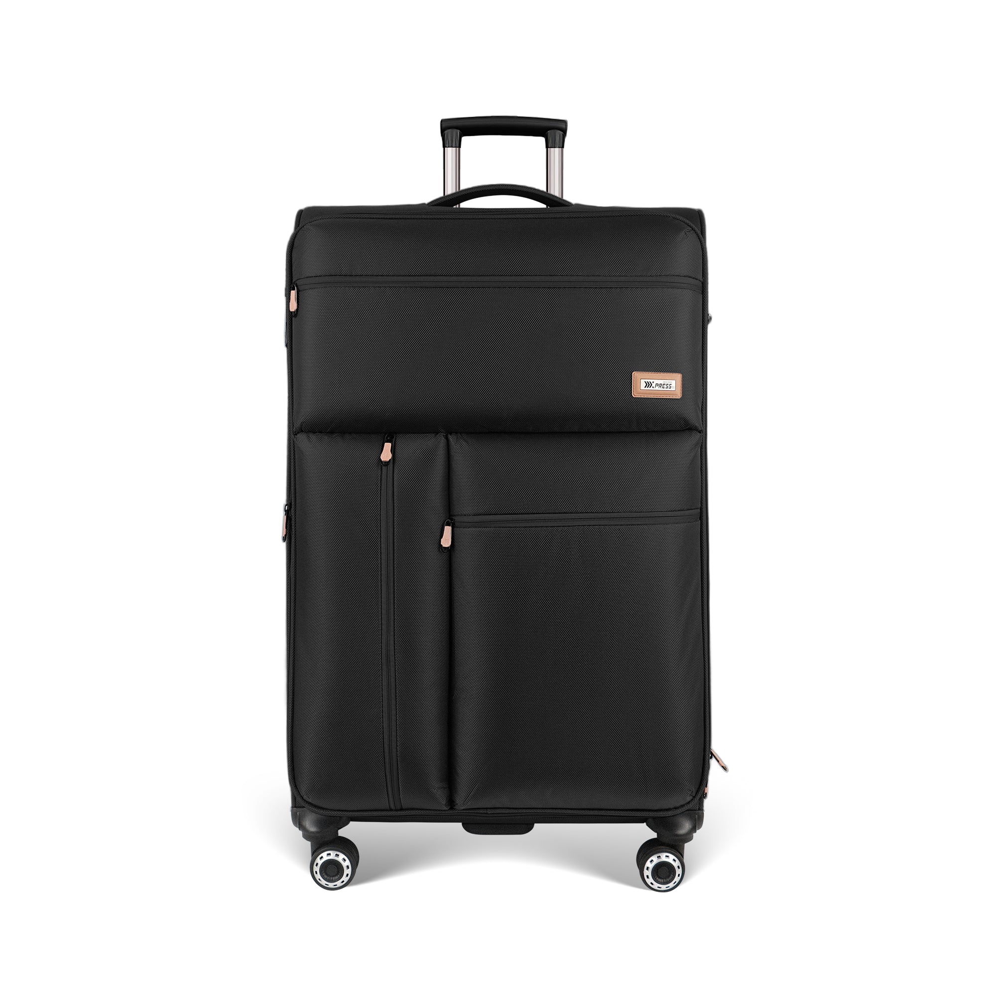 New York XPress XJ 1901,20in/26in/30in Softside Expandable Rolling Luggage w/TSA LOCK and Double Spinner Wheels,Lightweight Suitcases for Men Women