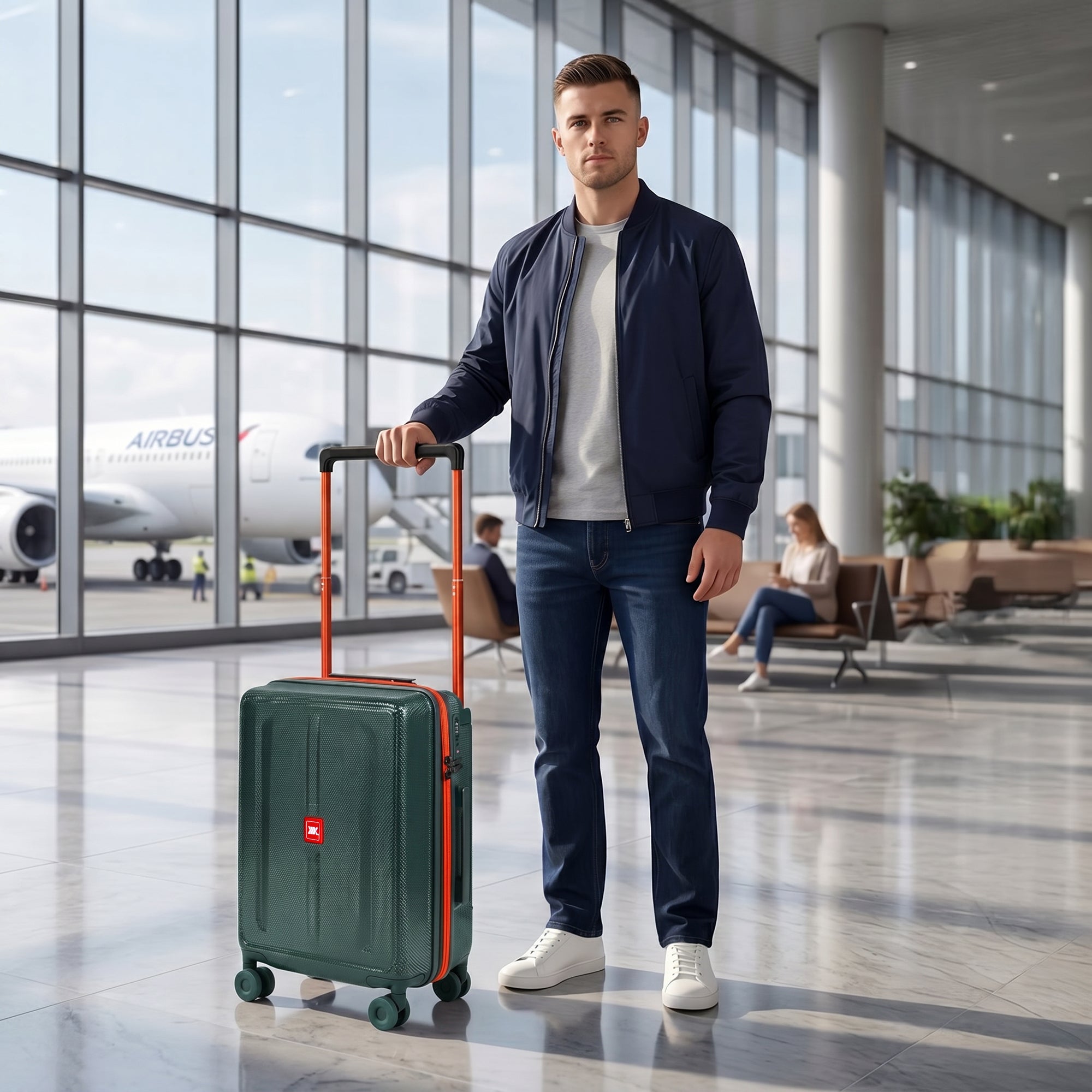 New York XPress LP-13803,3-Piece PC Hardshell Luggage, Expandable 20%, Spinner Wheels, TSA Lock, Wide Handle(20in/26in30in)