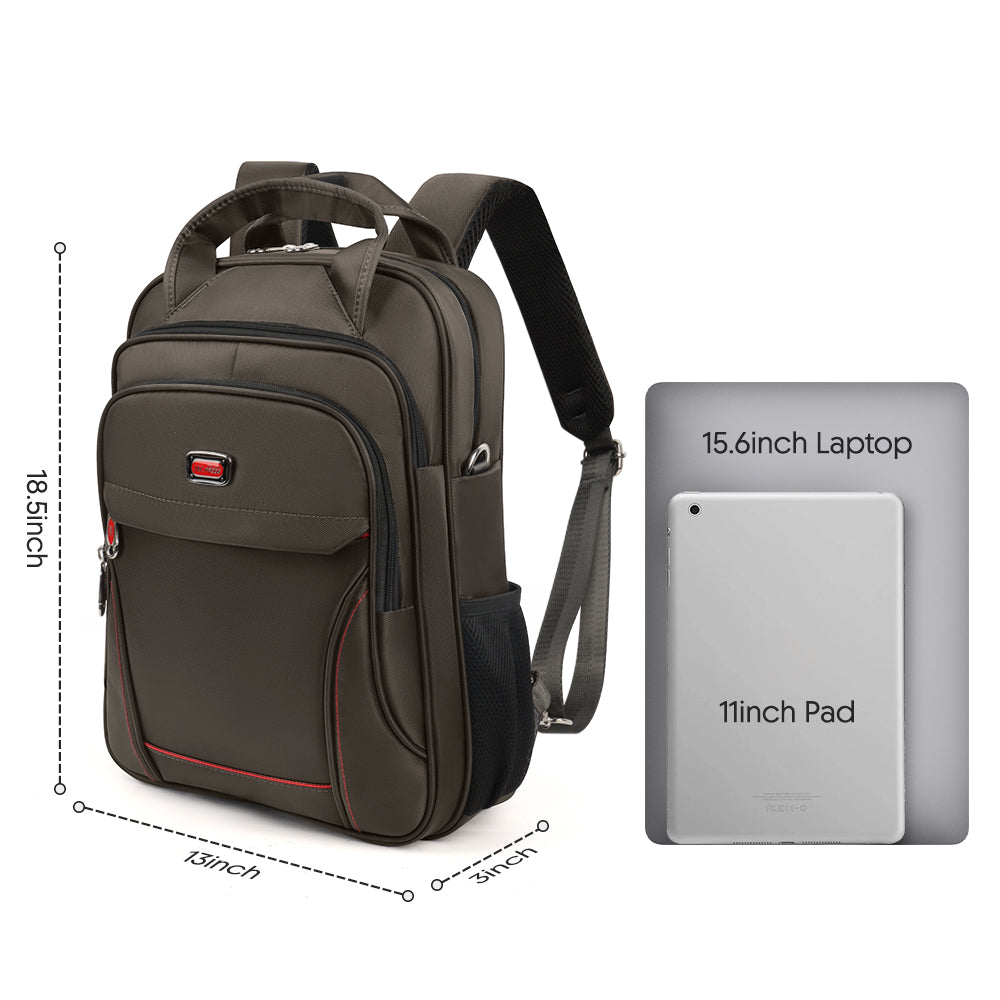 New York XPress 2113,3-in-1 Laptop Backpack for Men/Women,15.6''Laptop Bag/Convertible Backpack/Shoulder Bag,w/Shoulder Strap