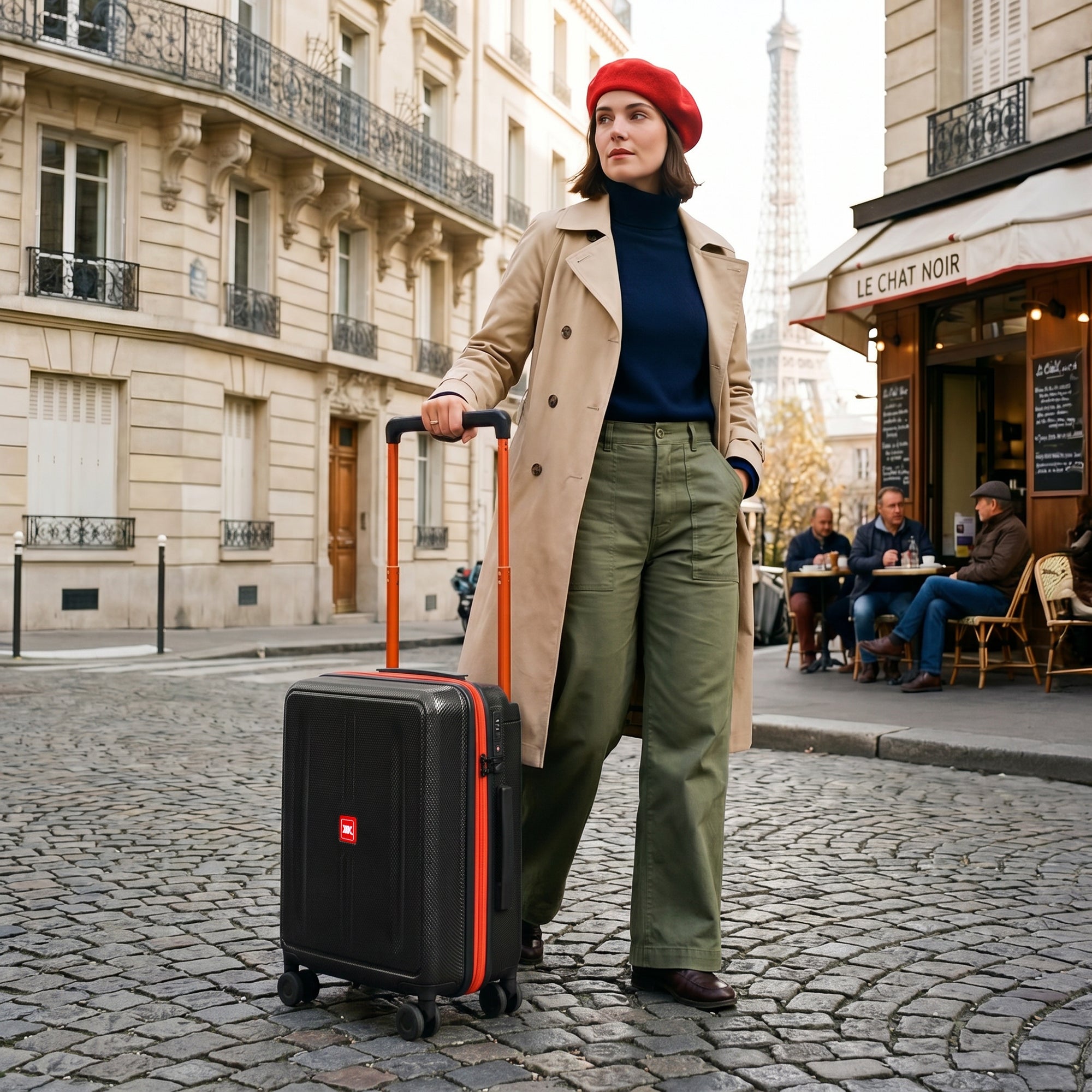 New York XPress LP-13803,3-Piece PC Hardshell Luggage, Expandable 20%, Spinner Wheels, TSA Lock, Wide Handle(20in/26in30in)