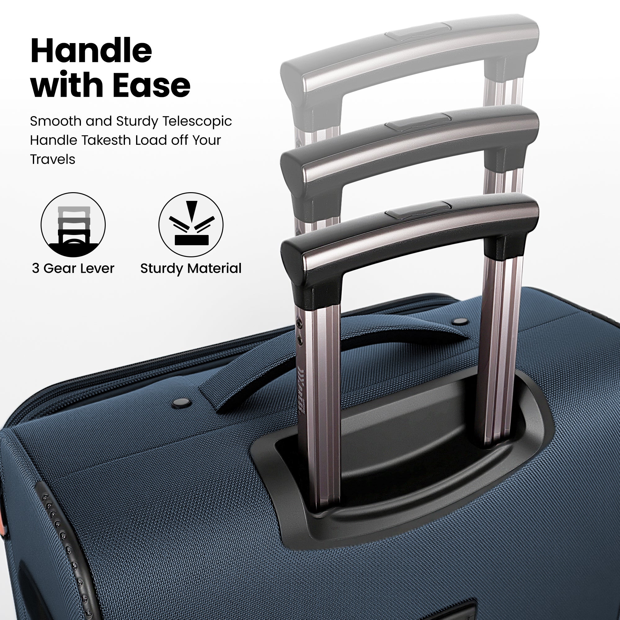 New York XPress XJ 1901,20in/26in/30in Softside Expandable Rolling Luggage w/TSA LOCK and Double Spinner Wheels,Lightweight Suitcases for Men Women