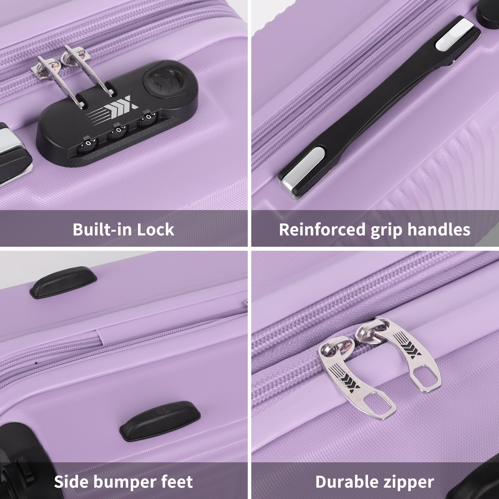 NEW YORK XPRESS WD-588-20" Hardside Carry-On Luggage for Airplane,Hardshell Suitcase with 8 Spinner Wheels