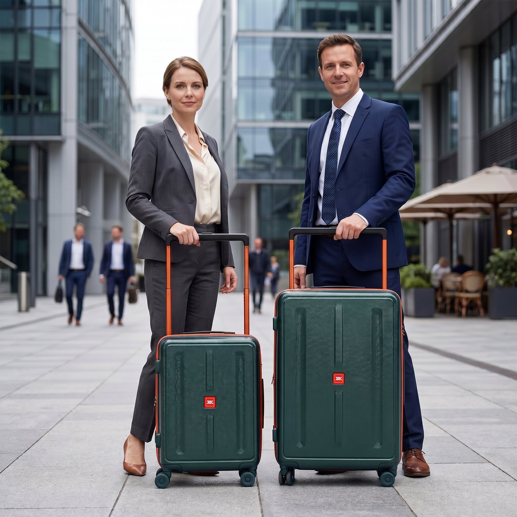 New York XPress LP-13803,3-Piece PC Hardshell Luggage, Expandable 20%, Spinner Wheels, TSA Lock, Wide Handle(20in/26in30in)