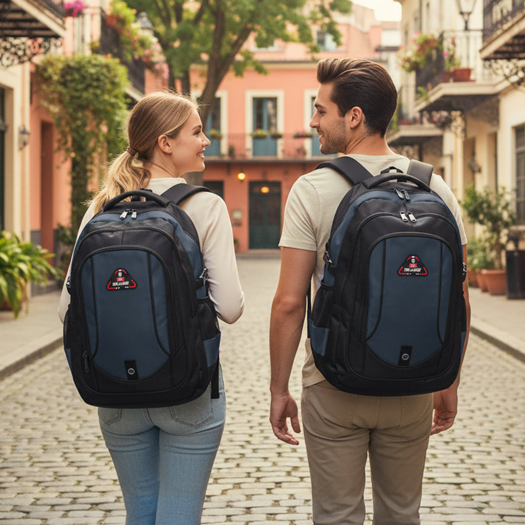 New York XPress 8160 Laptop Backpack for Men Women with 45 Liters Large Capacity,15.6 inch Laptop Computer Bag Travel Backpack,Water Resistant