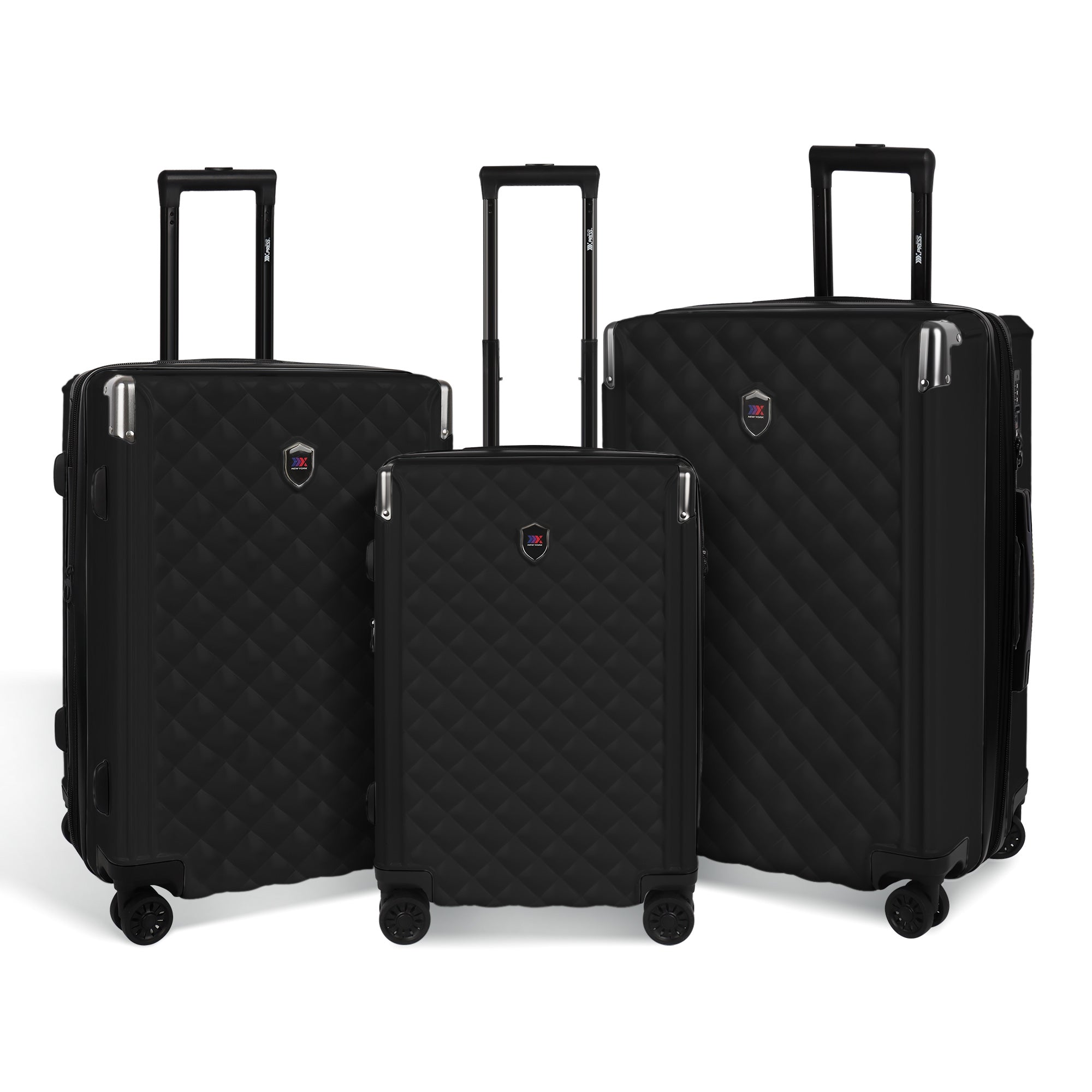 WD-576-Luggage Sets 3 Piece(20/24/28in) PC Hardshell Suitcases